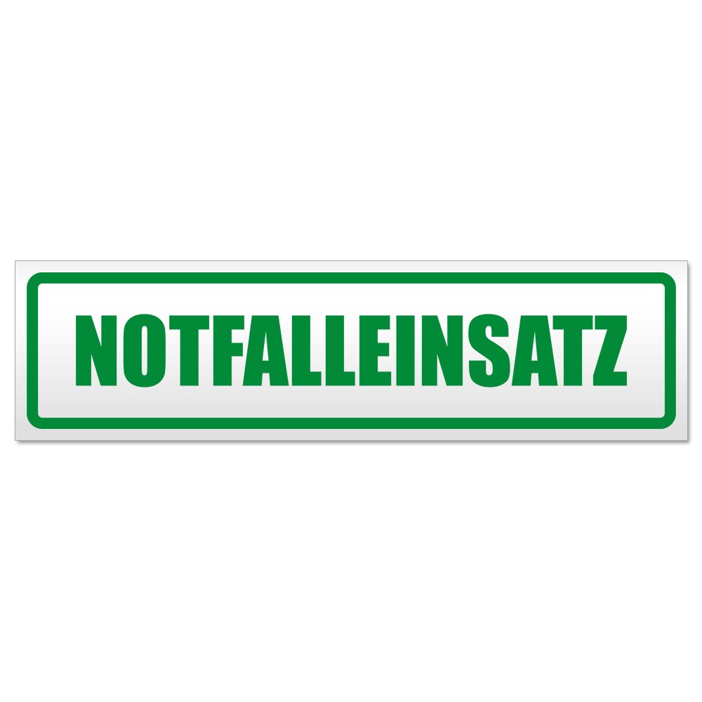Notfalleinsatz Magnetschild Schild magnetisch - Picture 15 of 25