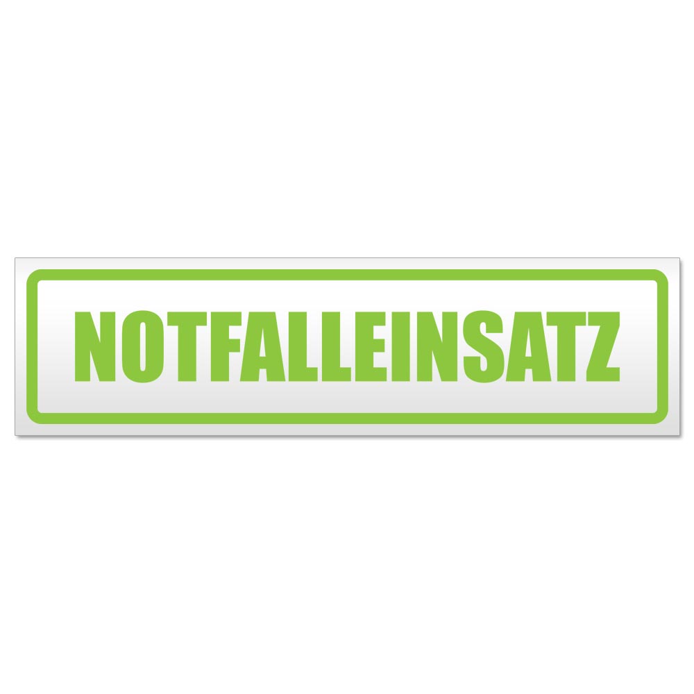 Notfalleinsatz Magnetschild Schild magnetisch - Picture 8 of 25