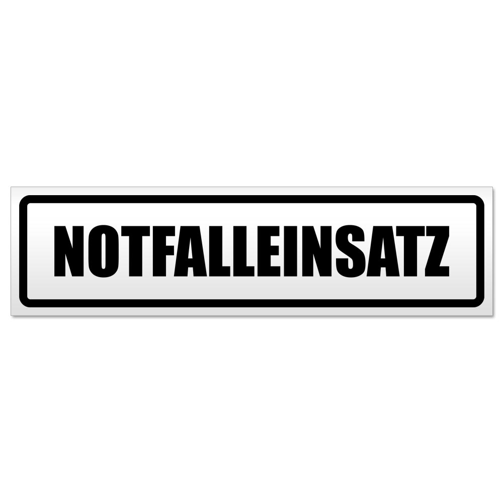 Notfalleinsatz Magnetschild Schild magnetisch - Picture 9 of 25