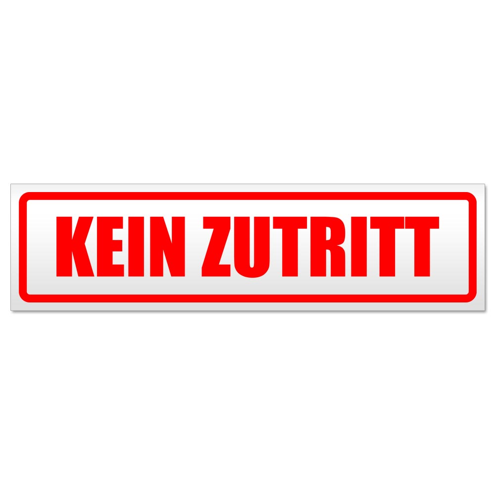 Kein Zutritt Magnetschild Schild magnetisch - Picture 7 of 25