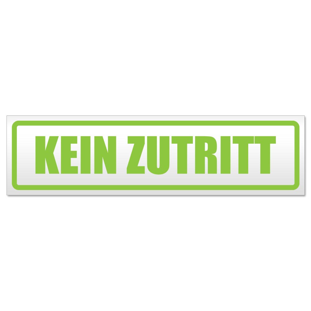 Kein Zutritt Magnetschild Schild magnetisch - Picture 8 of 25