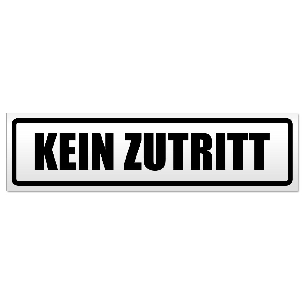 Kein Zutritt Magnetschild Schild magnetisch - Picture 9 of 25