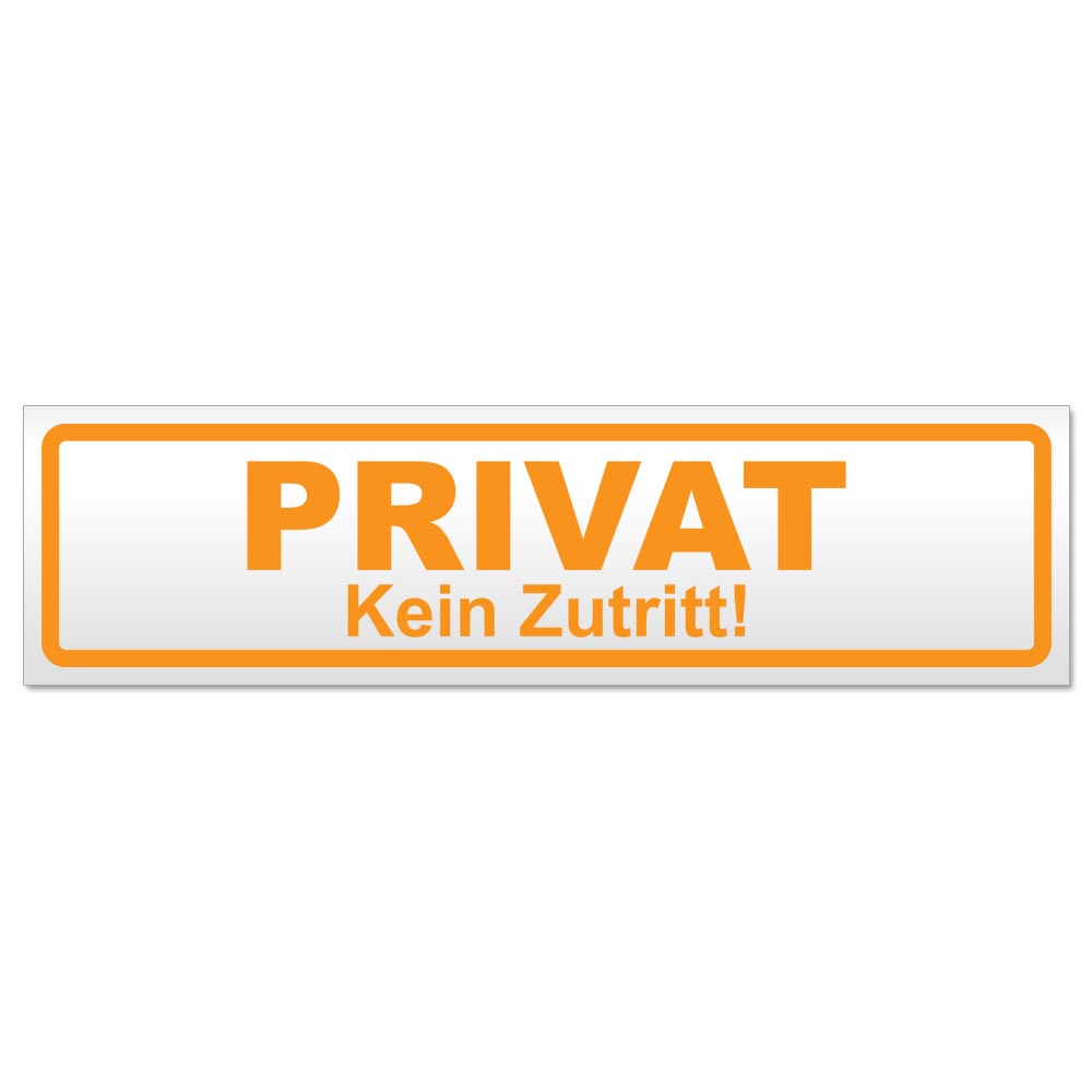 PRIVAT Kein Zutritt Magnetschild Schild magnetisch - Picture 14 of 25