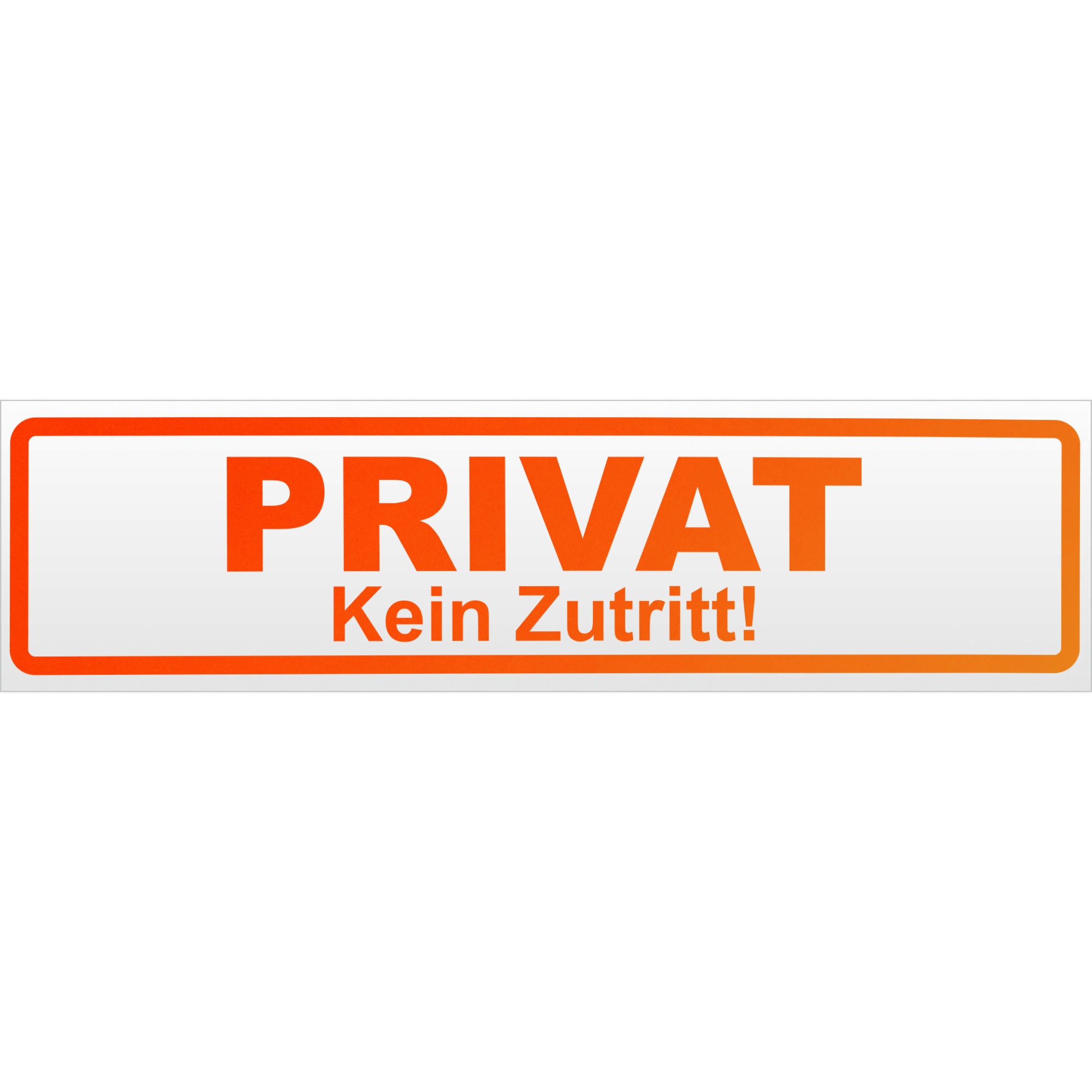 PRIVAT Kein Zutritt Magnetschild Schild magnetisch - Picture 17 of 25
