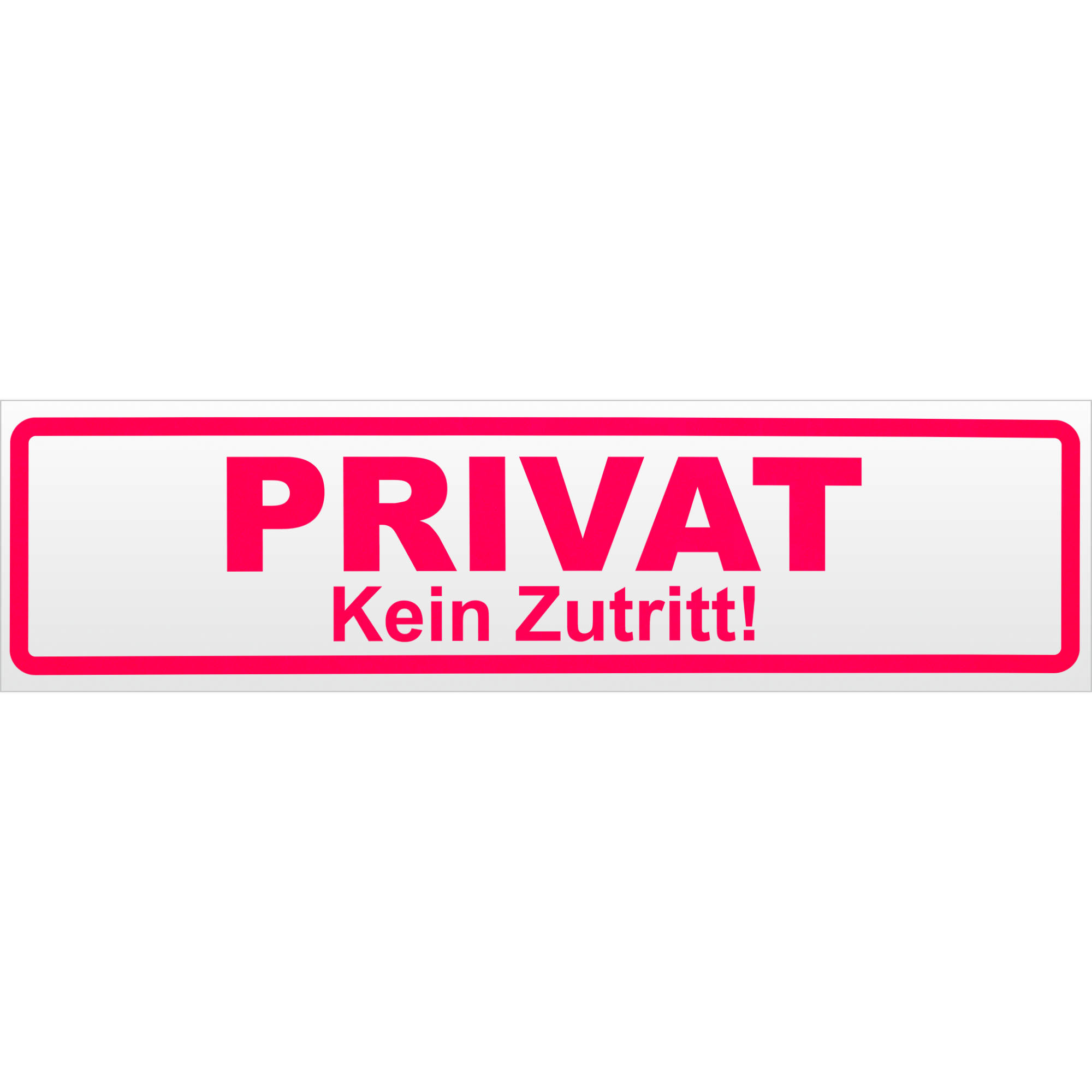 PRIVAT Kein Zutritt Magnetschild Schild magnetisch - Picture 18 of 25