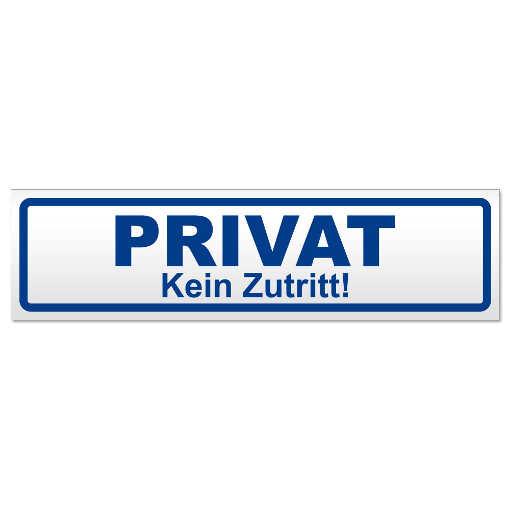 PRIVAT Kein Zutritt Magnetschild Schild magnetisch - Picture 10 of 25