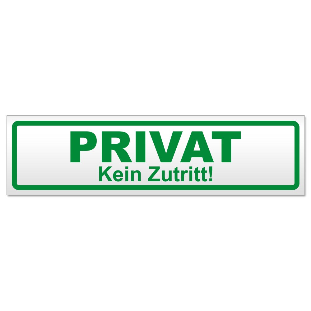 PRIVAT Kein Zutritt Magnetschild Schild magnetisch - Picture 15 of 25