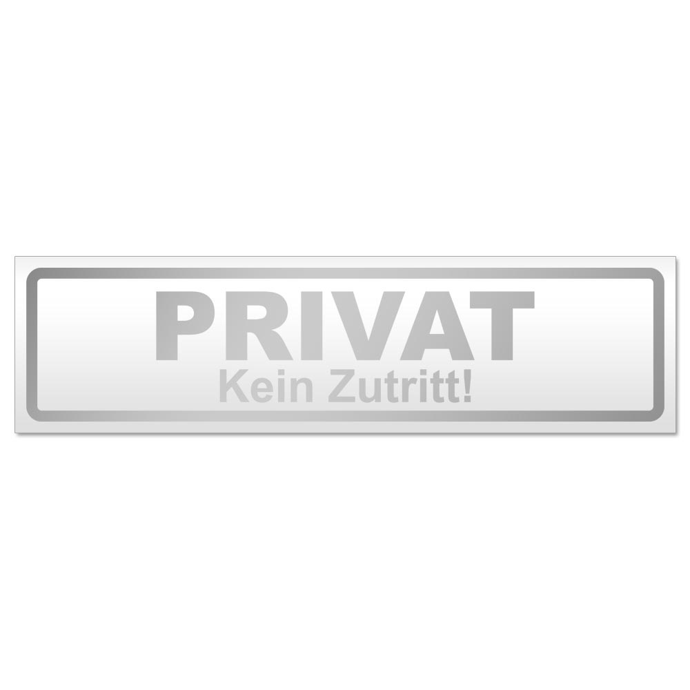 PRIVAT Kein Zutritt Magnetschild Schild magnetisch - Picture 11 of 25