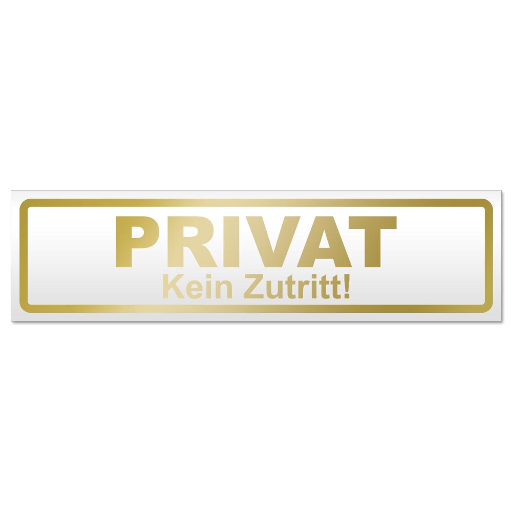 PRIVAT Kein Zutritt Magnetschild Schild magnetisch - Picture 12 of 25