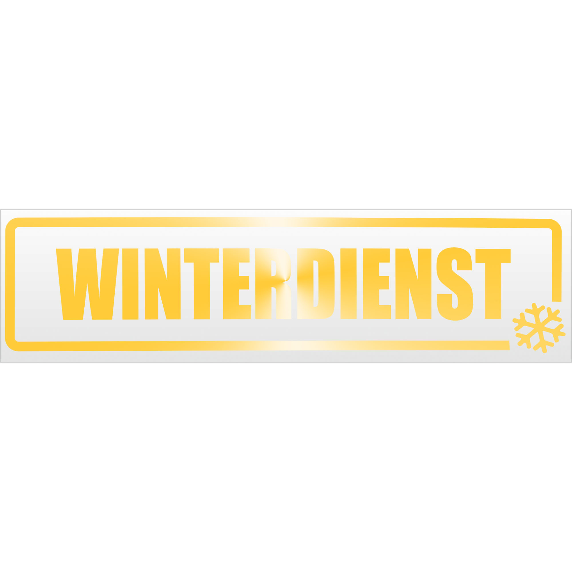 Winterdienst Schneeflocke Magnetschild Schild magnetisch - Picture 21 of 25