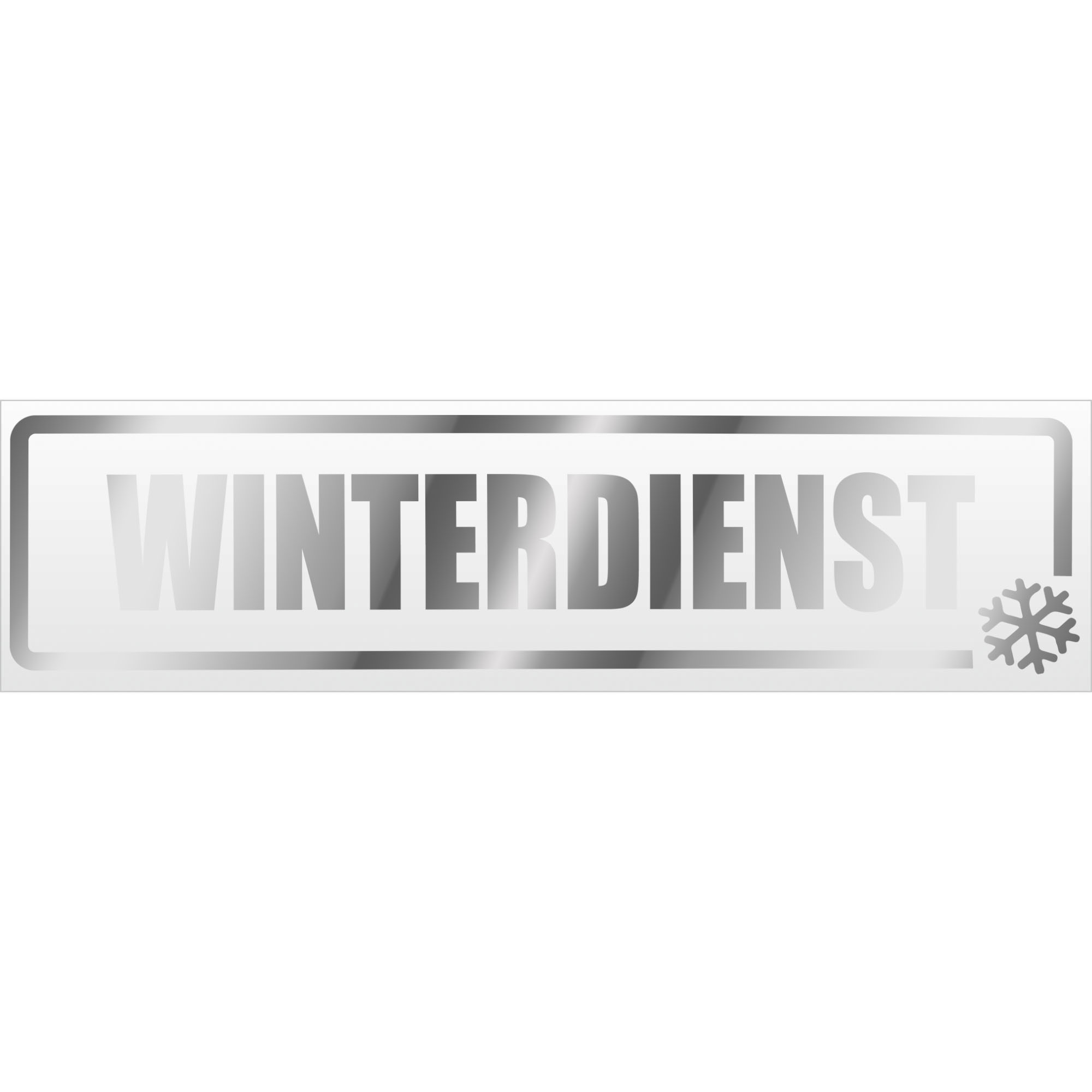 Winterdienst Schneeflocke Magnetschild Schild magnetisch - Picture 20 of 25