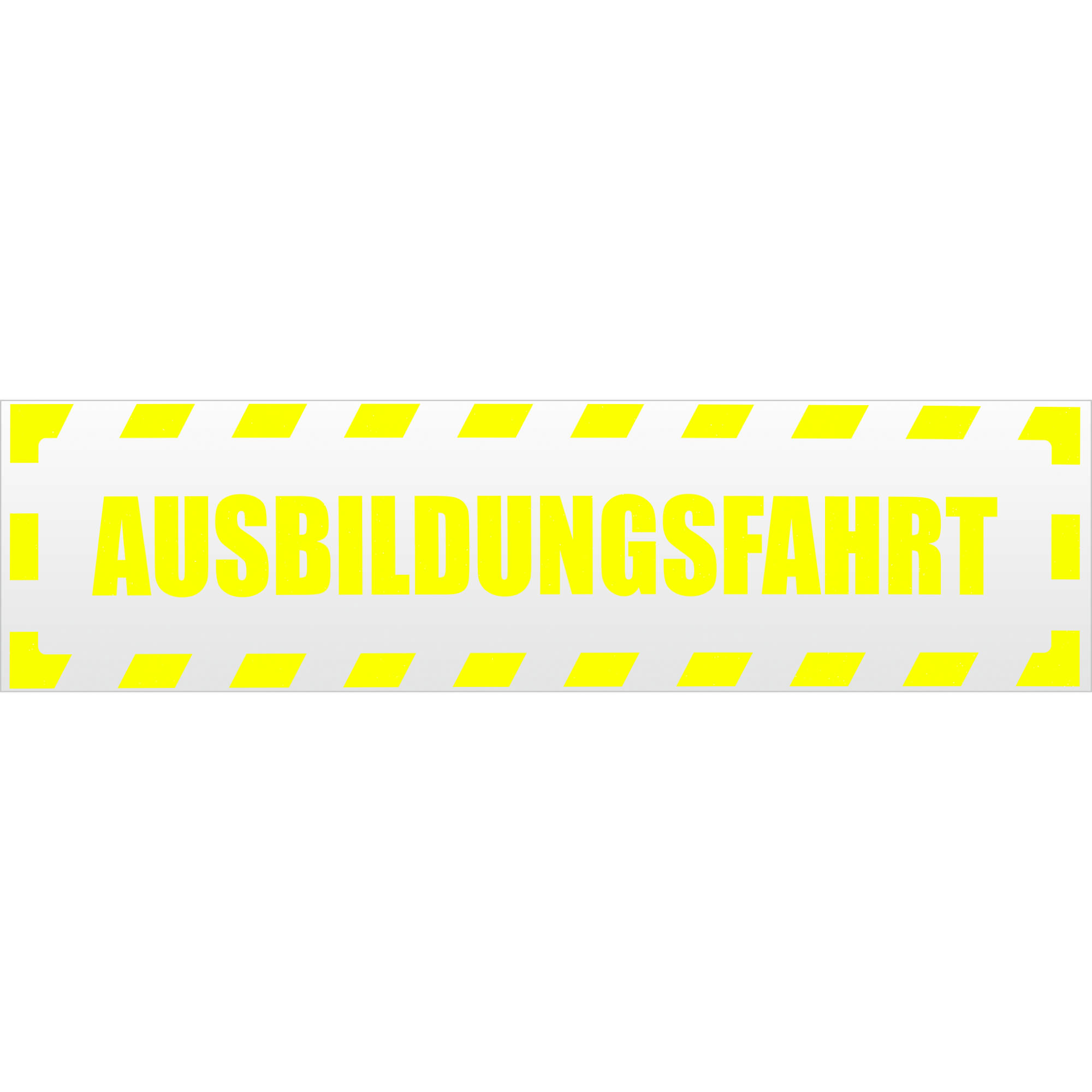 Ausbildungsfahrt gestreift Magnetschild Schild magnetisch - Picture 16 of 25