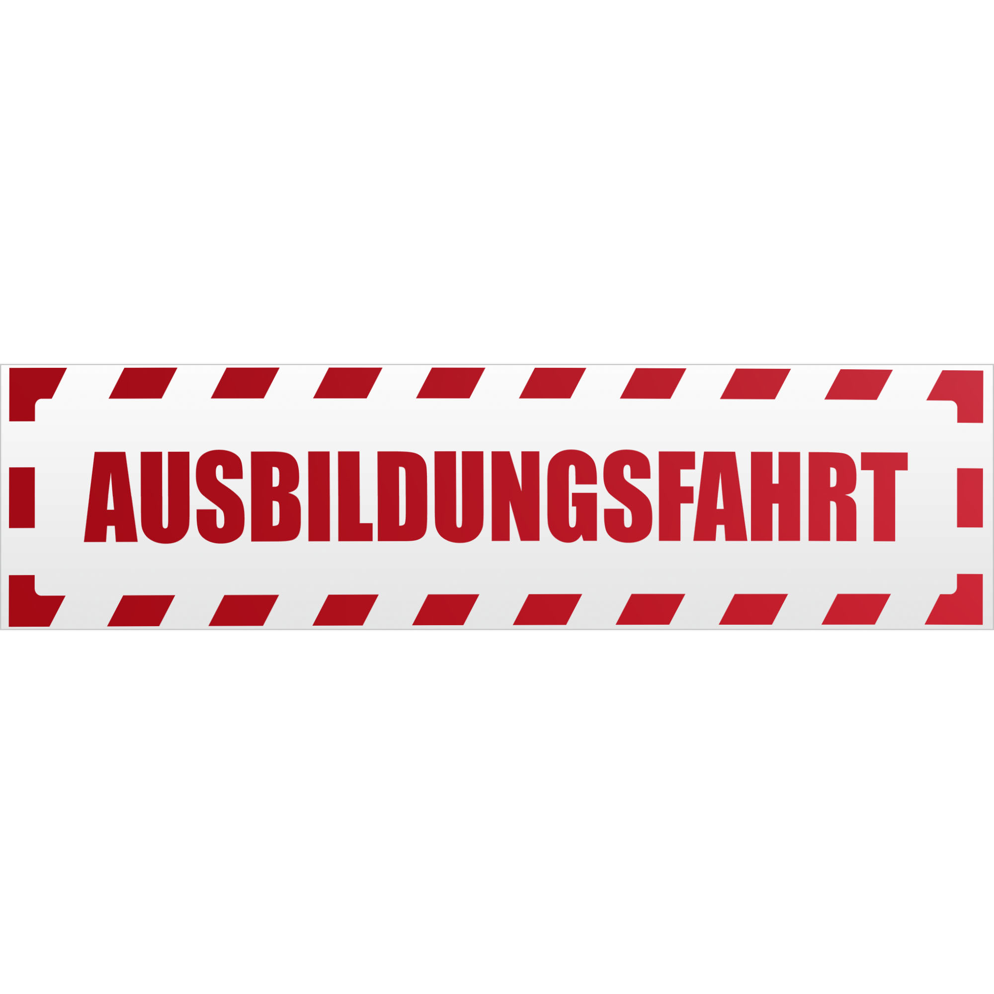 Ausbildungsfahrt gestreift Magnetschild Schild magnetisch - Picture 22 of 25