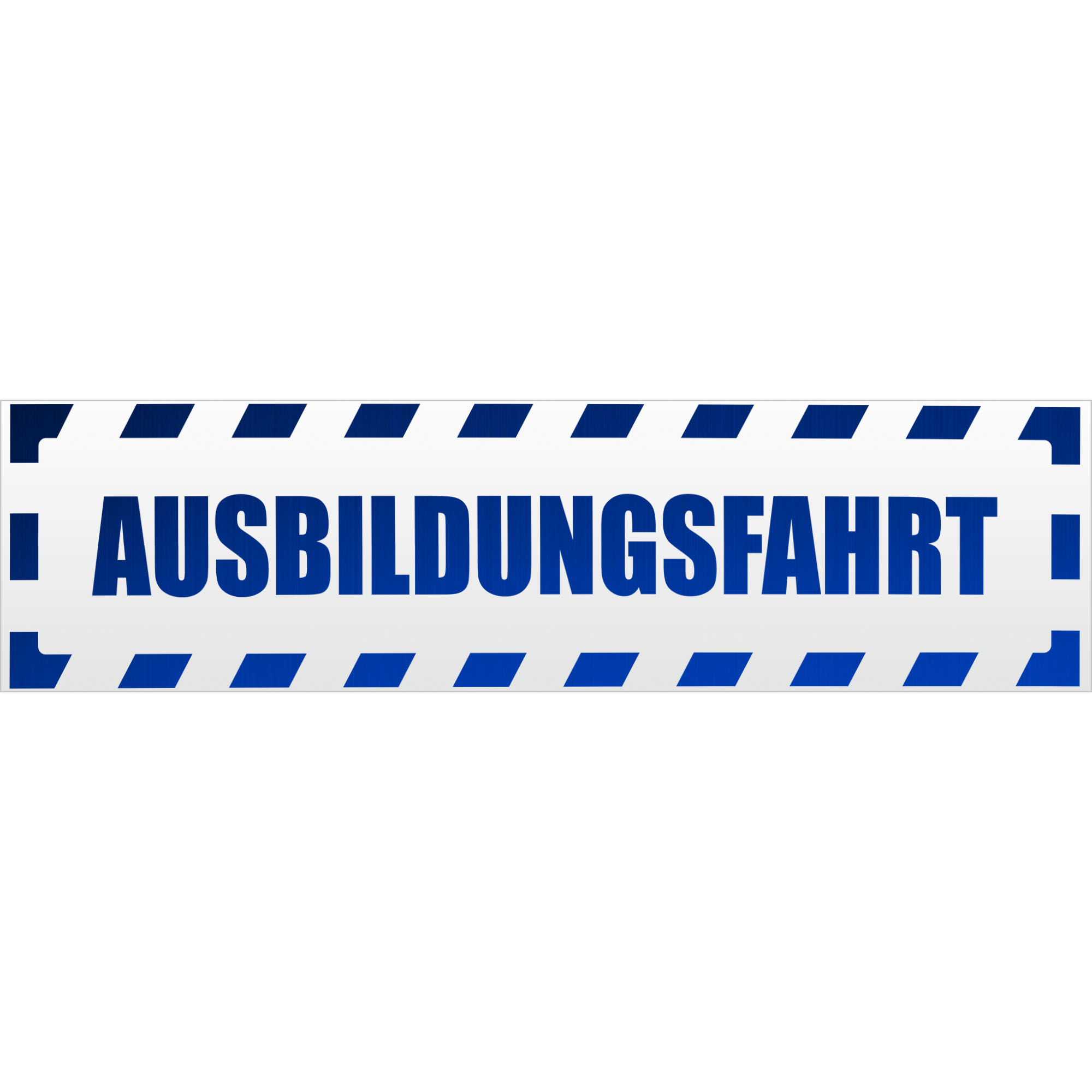 Ausbildungsfahrt gestreift Magnetschild Schild magnetisch - Picture 24 of 25
