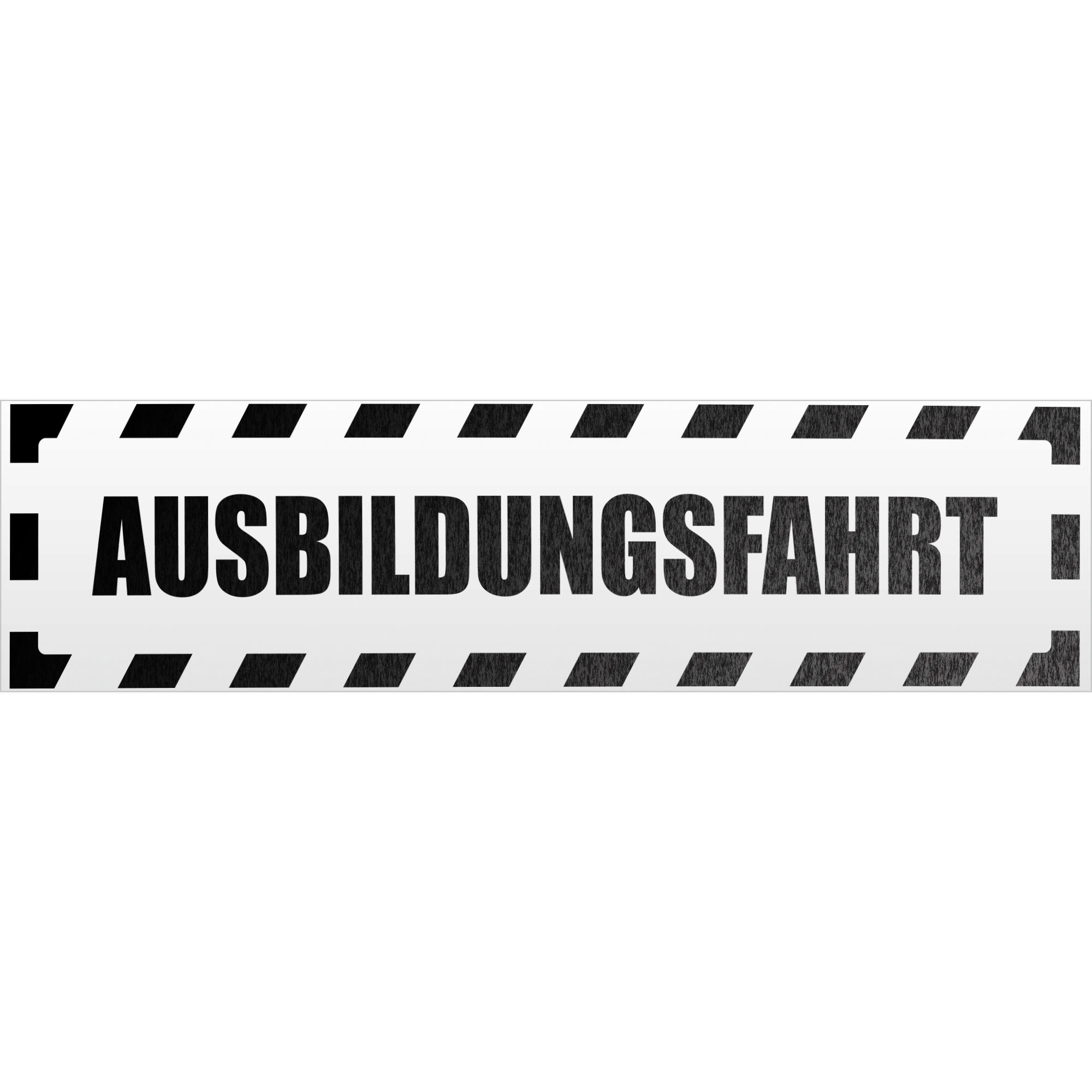 Ausbildungsfahrt gestreift Magnetschild Schild magnetisch - Picture 25 of 25