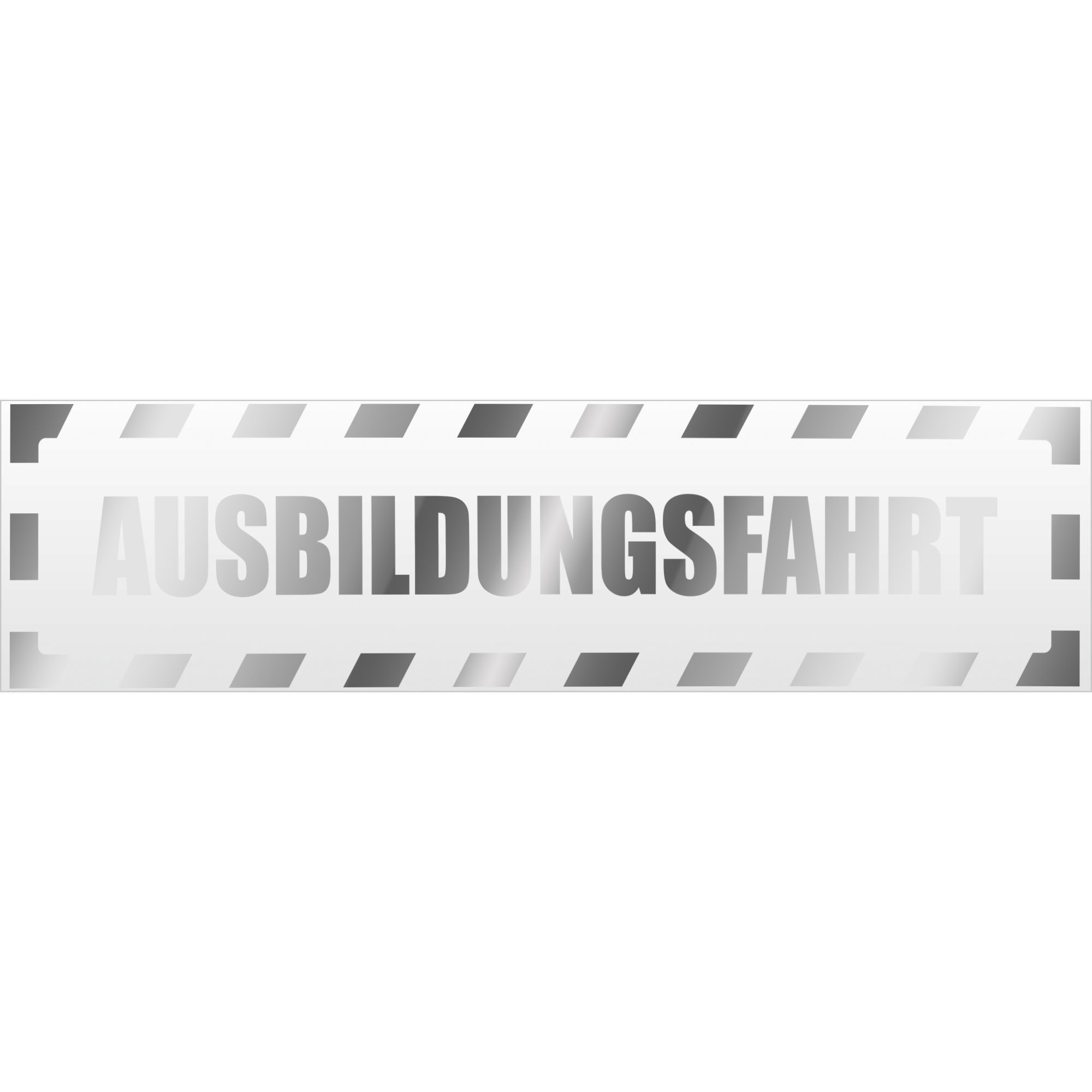 Ausbildungsfahrt gestreift Magnetschild Schild magnetisch - Picture 20 of 25