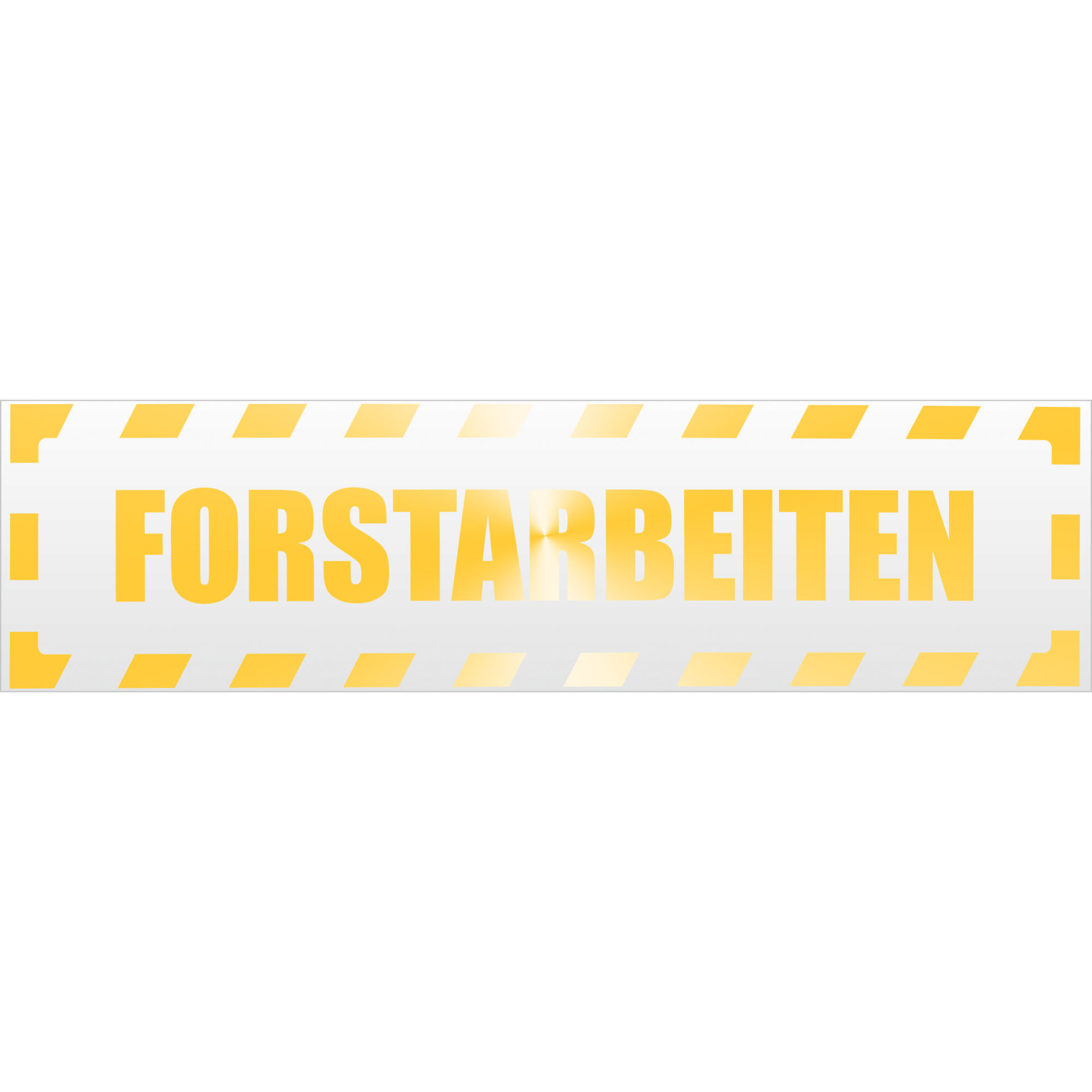 Targa magnetica a righe lavori forestali insegna magnetica - Foto 21 di 25