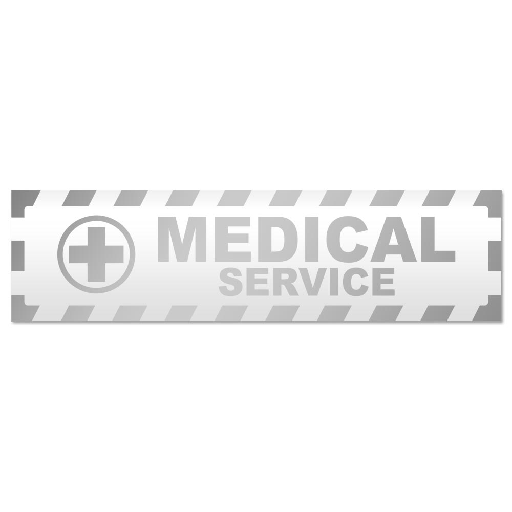 Medical Service Kreuz Magnetschild Schild magnetisch 