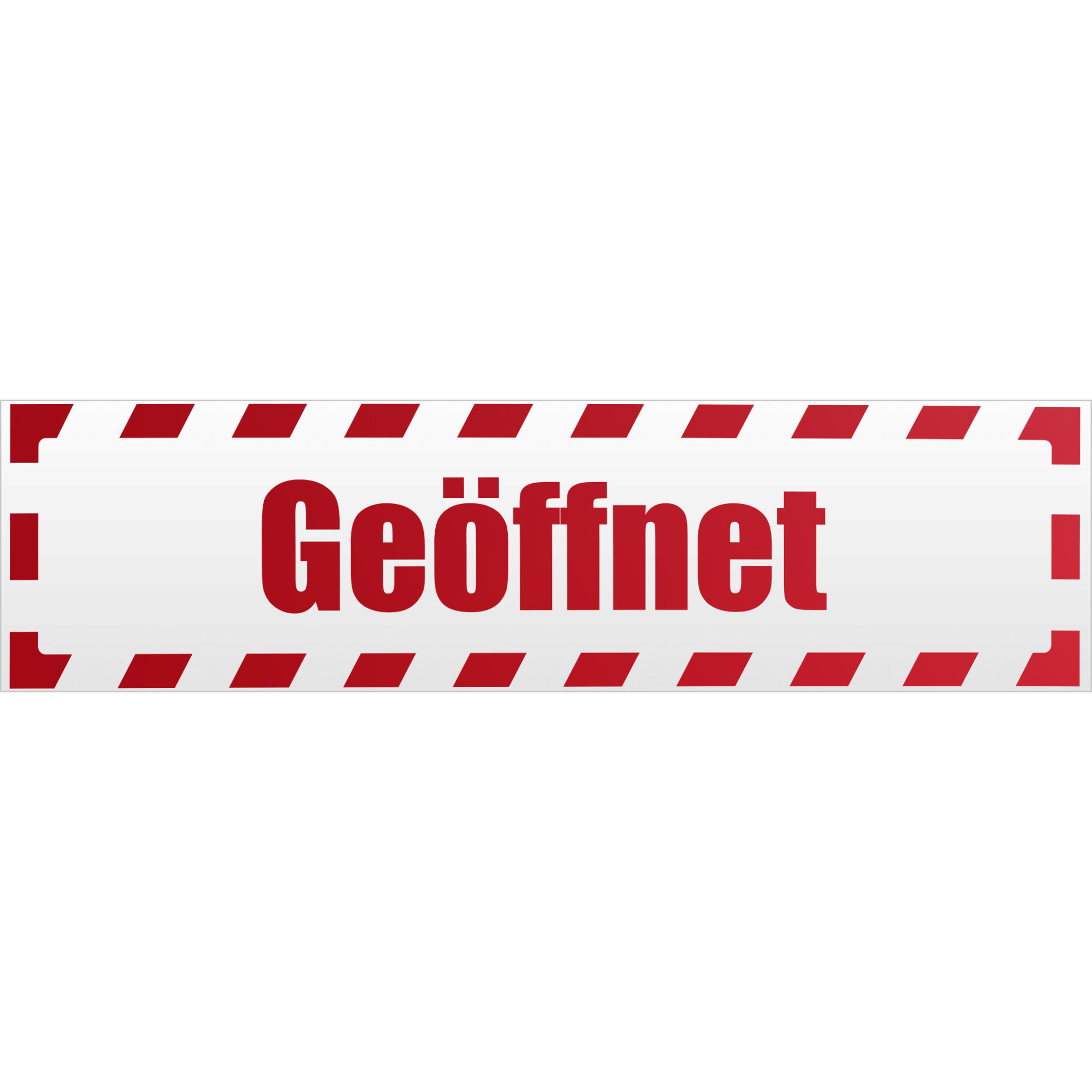 Geöffnet gestreift Magnetschild Schild magnetisch - Picture 22 of 25