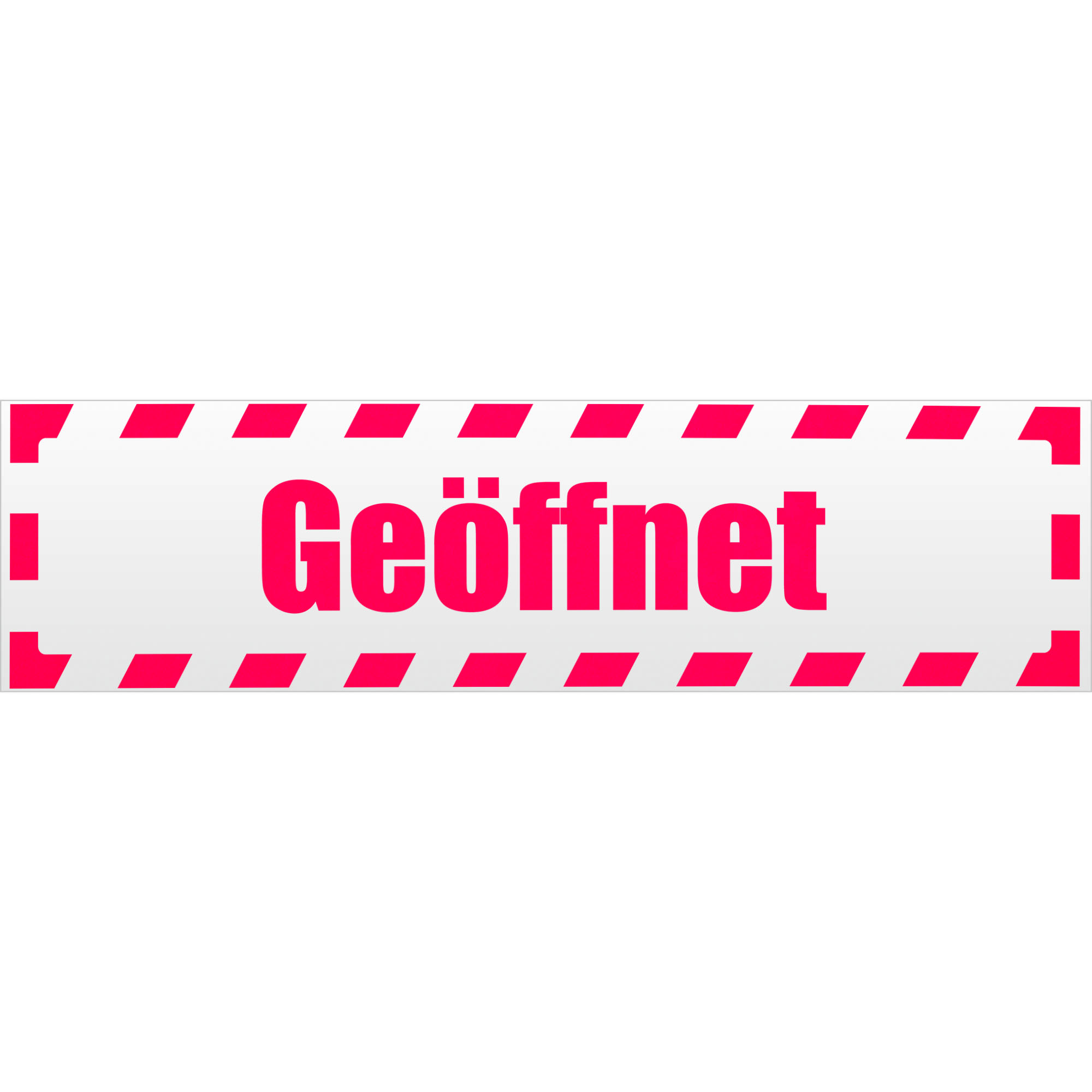Geöffnet gestreift Magnetschild Schild magnetisch - Picture 18 of 25