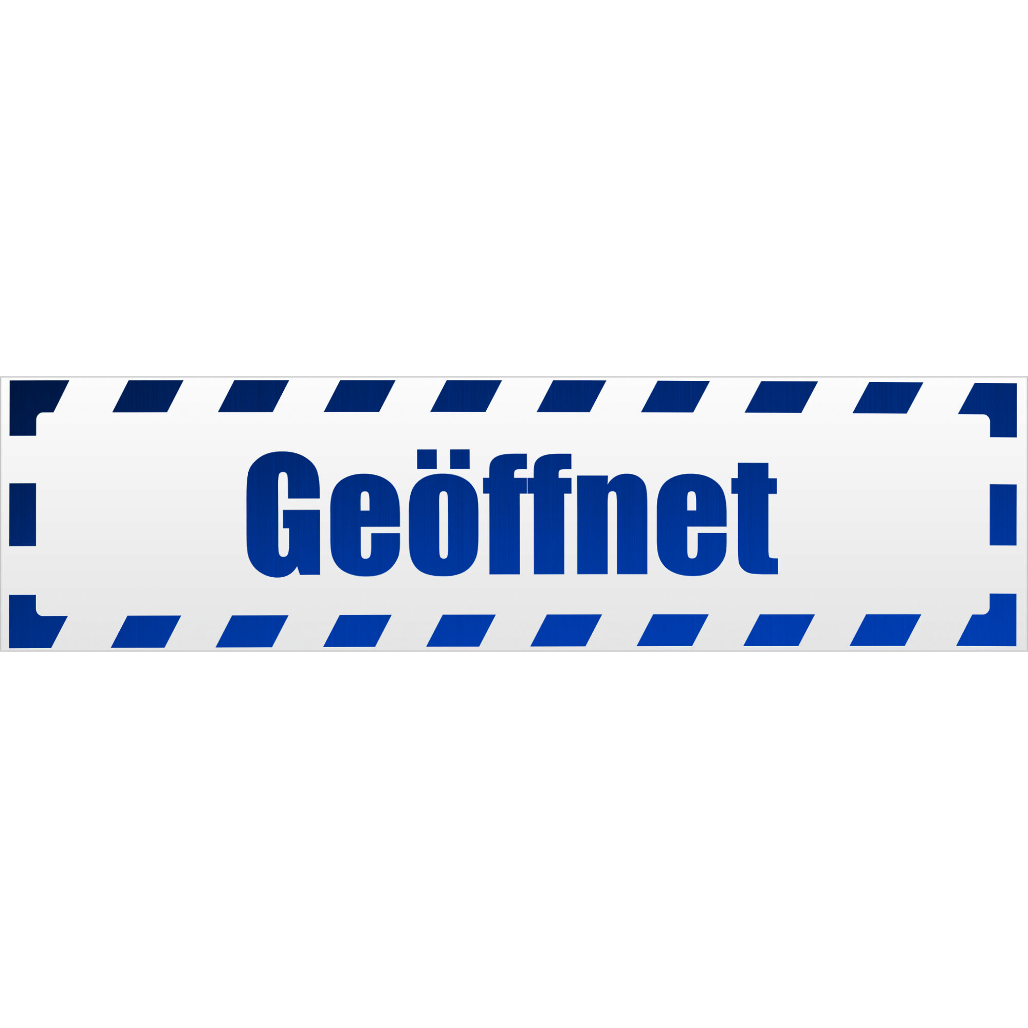 Geöffnet gestreift Magnetschild Schild magnetisch - Picture 24 of 25