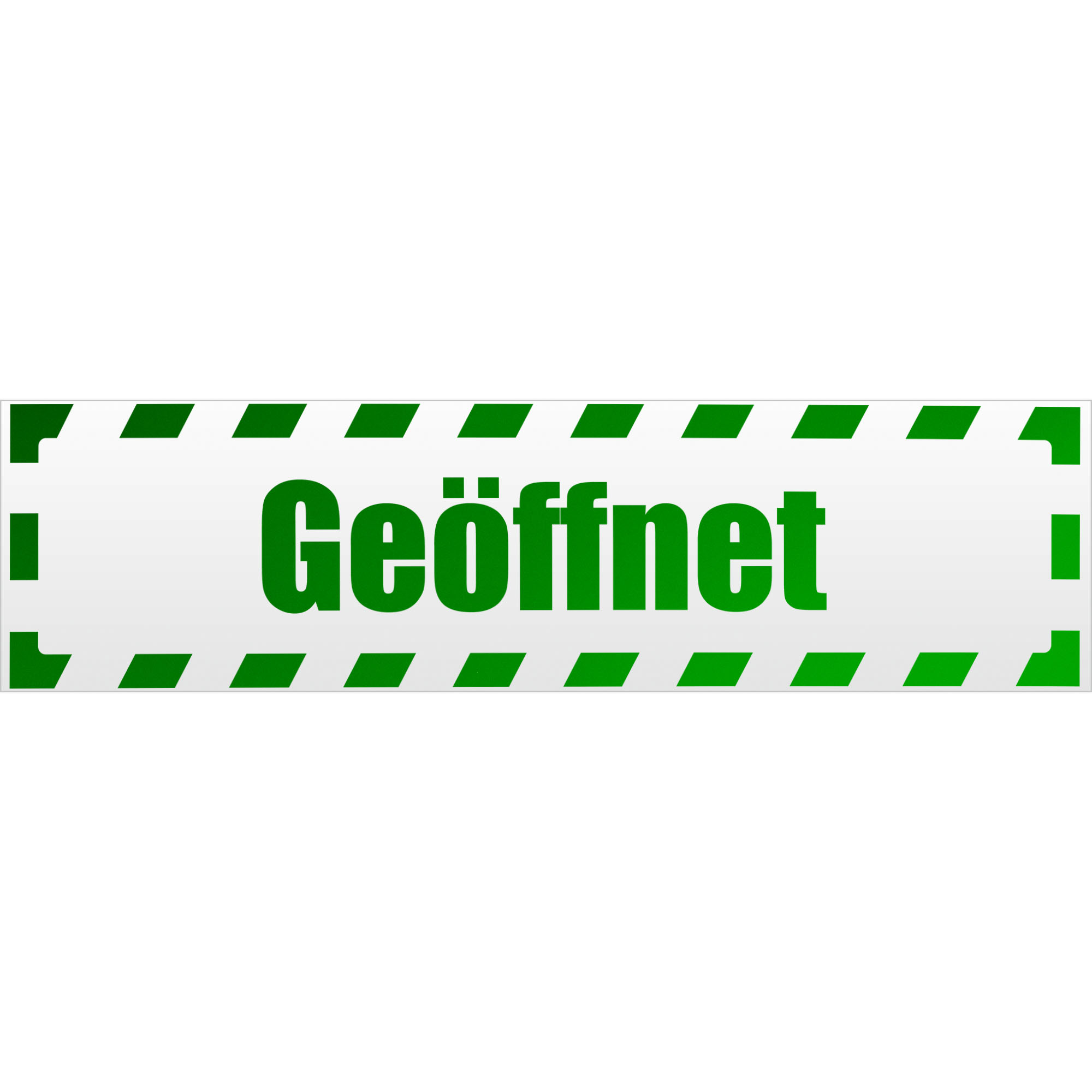 Geöffnet gestreift Magnetschild Schild magnetisch - Picture 23 of 25