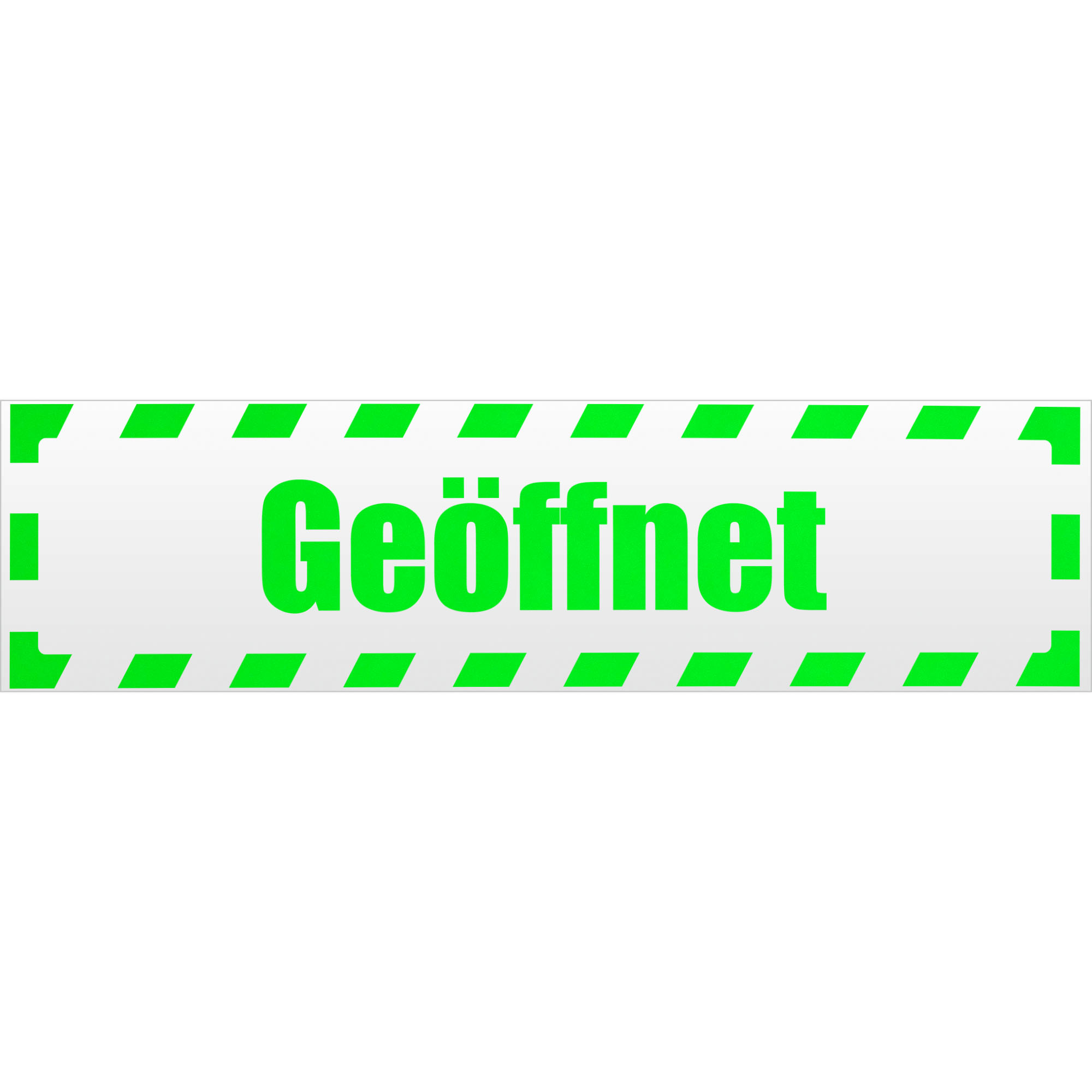 Geöffnet gestreift Magnetschild Schild magnetisch - Picture 19 of 25