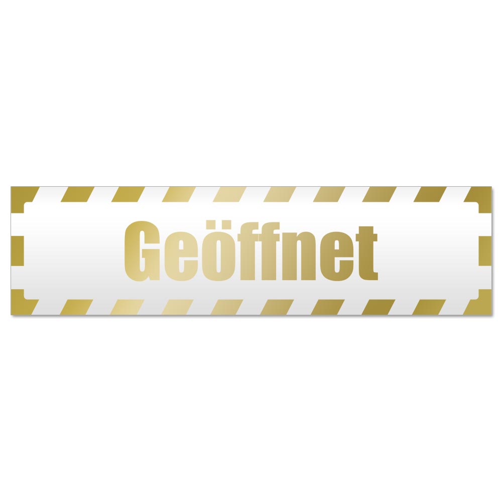 Geöffnet gestreift Magnetschild Schild magnetisch - Picture 12 of 25