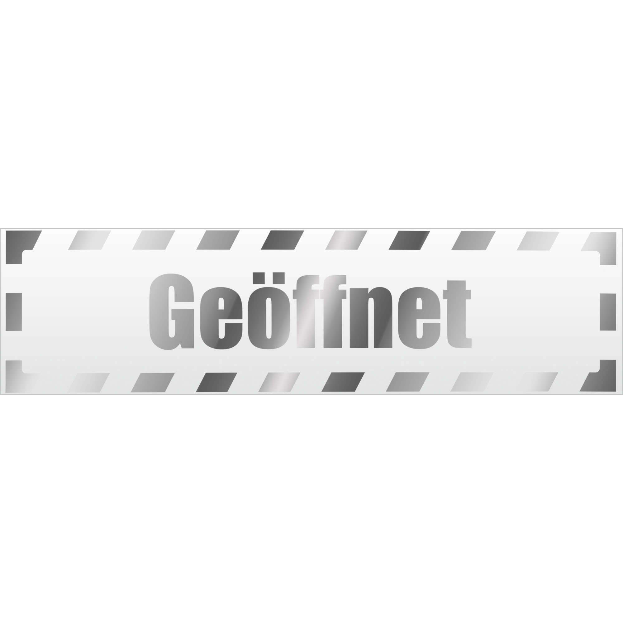 Geöffnet gestreift Magnetschild Schild magnetisch - Picture 20 of 25