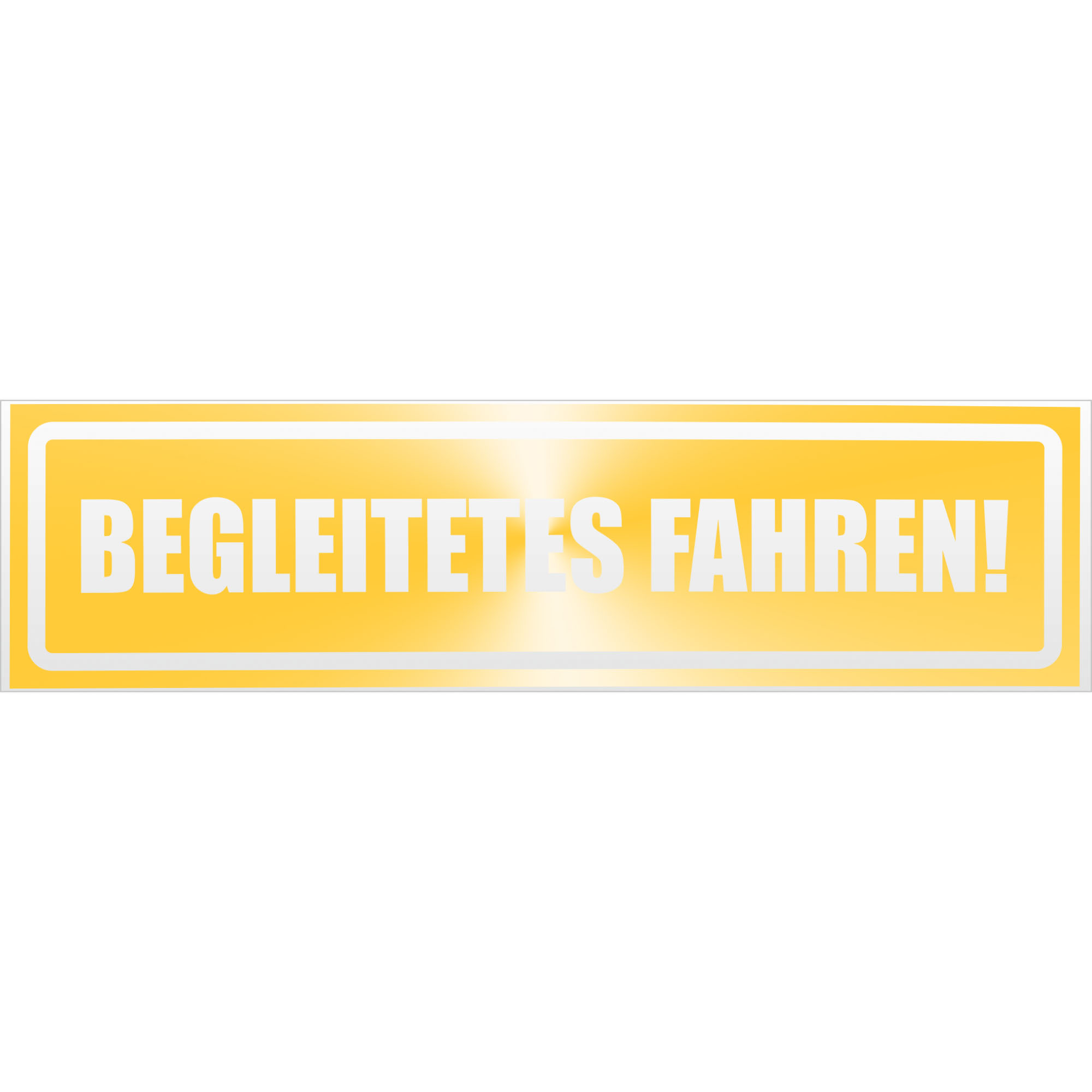 Begleitetes fahren invertiert Magnetschild Schild magnetisch - Picture 21 of 25