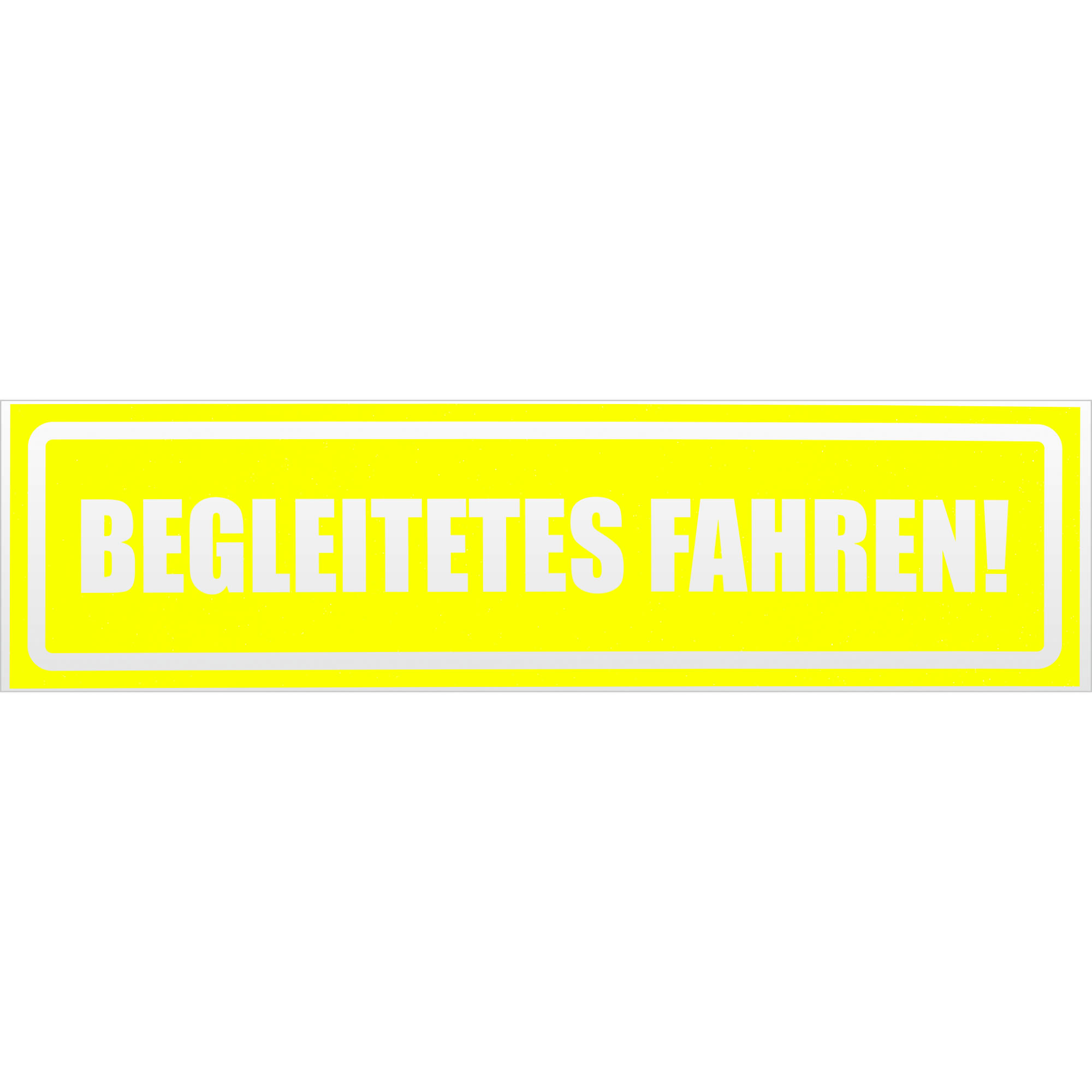 Begleitetes fahren invertiert Magnetschild Schild magnetisch - Picture 16 of 25