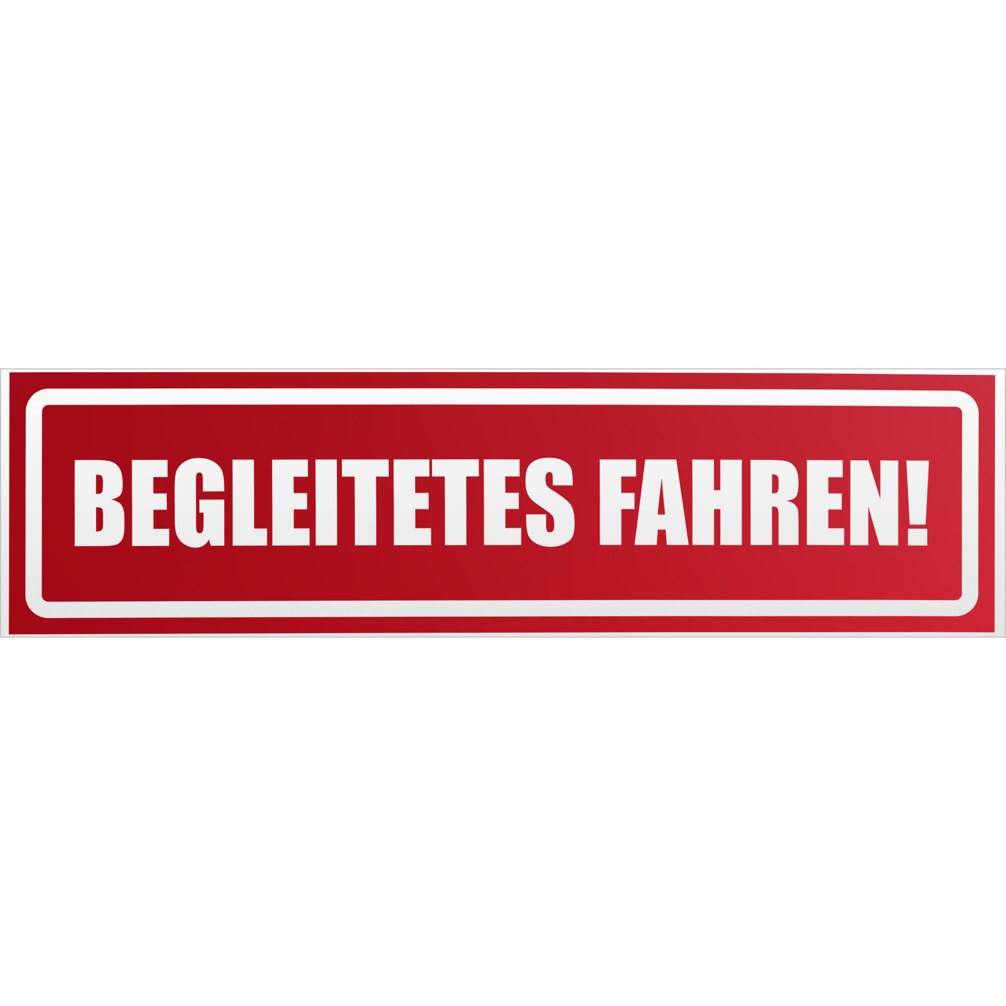 Begleitetes fahren invertiert Magnetschild Schild magnetisch - Picture 22 of 25