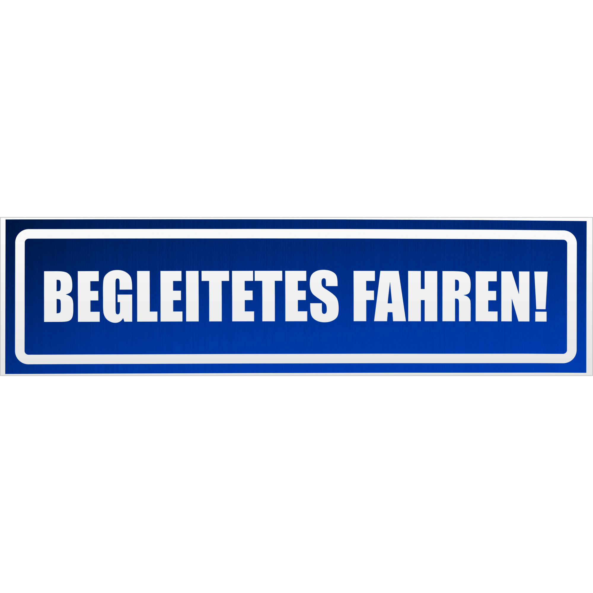 Begleitetes fahren invertiert Magnetschild Schild magnetisch - Picture 24 of 25