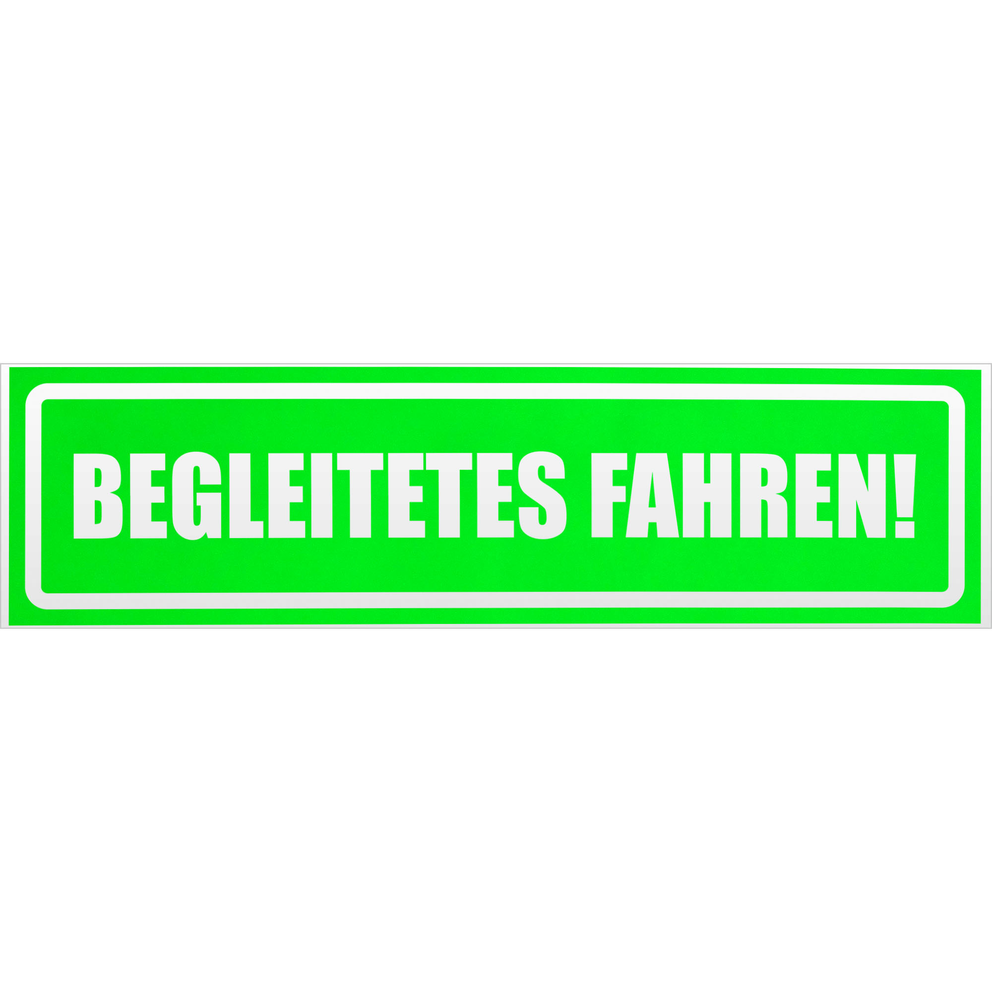 Begleitetes fahren invertiert Magnetschild Schild magnetisch - Picture 19 of 25