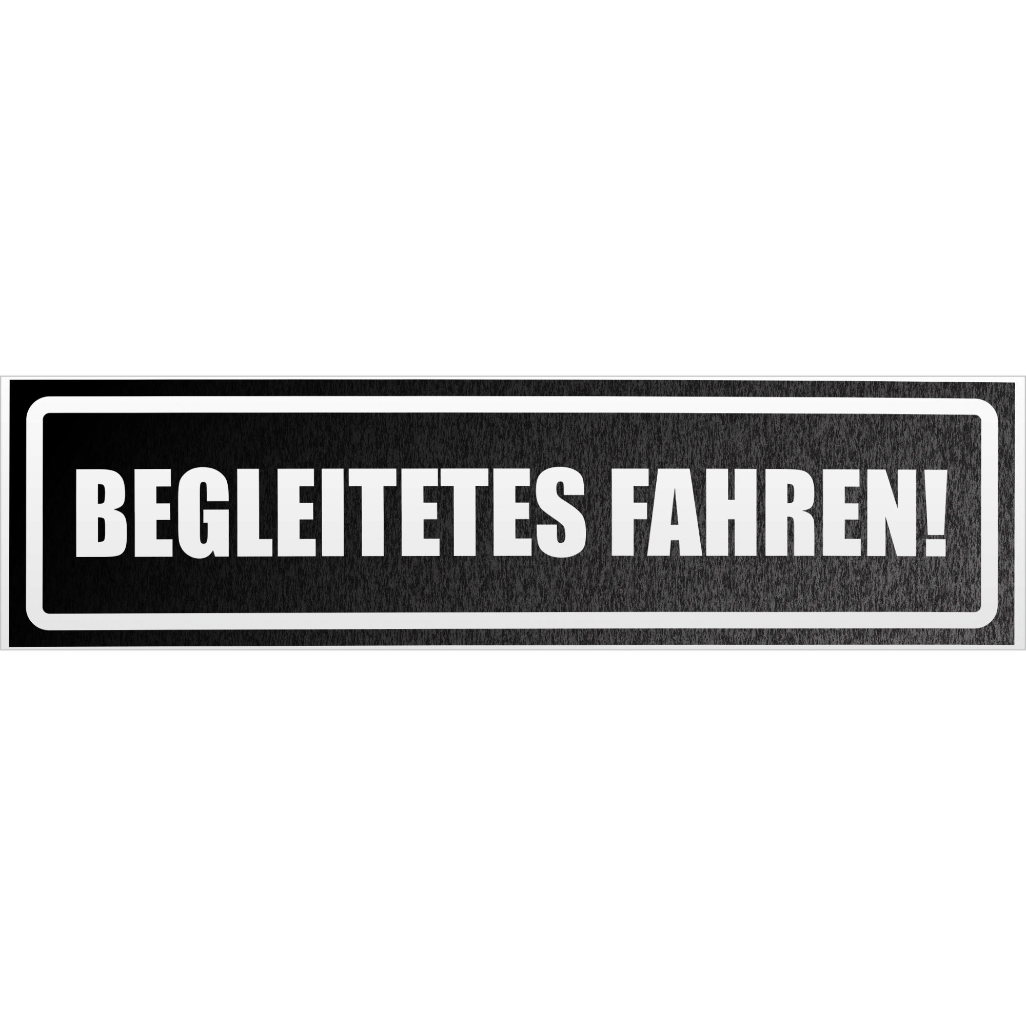 Begleitetes fahren invertiert Magnetschild Schild magnetisch - Picture 25 of 25