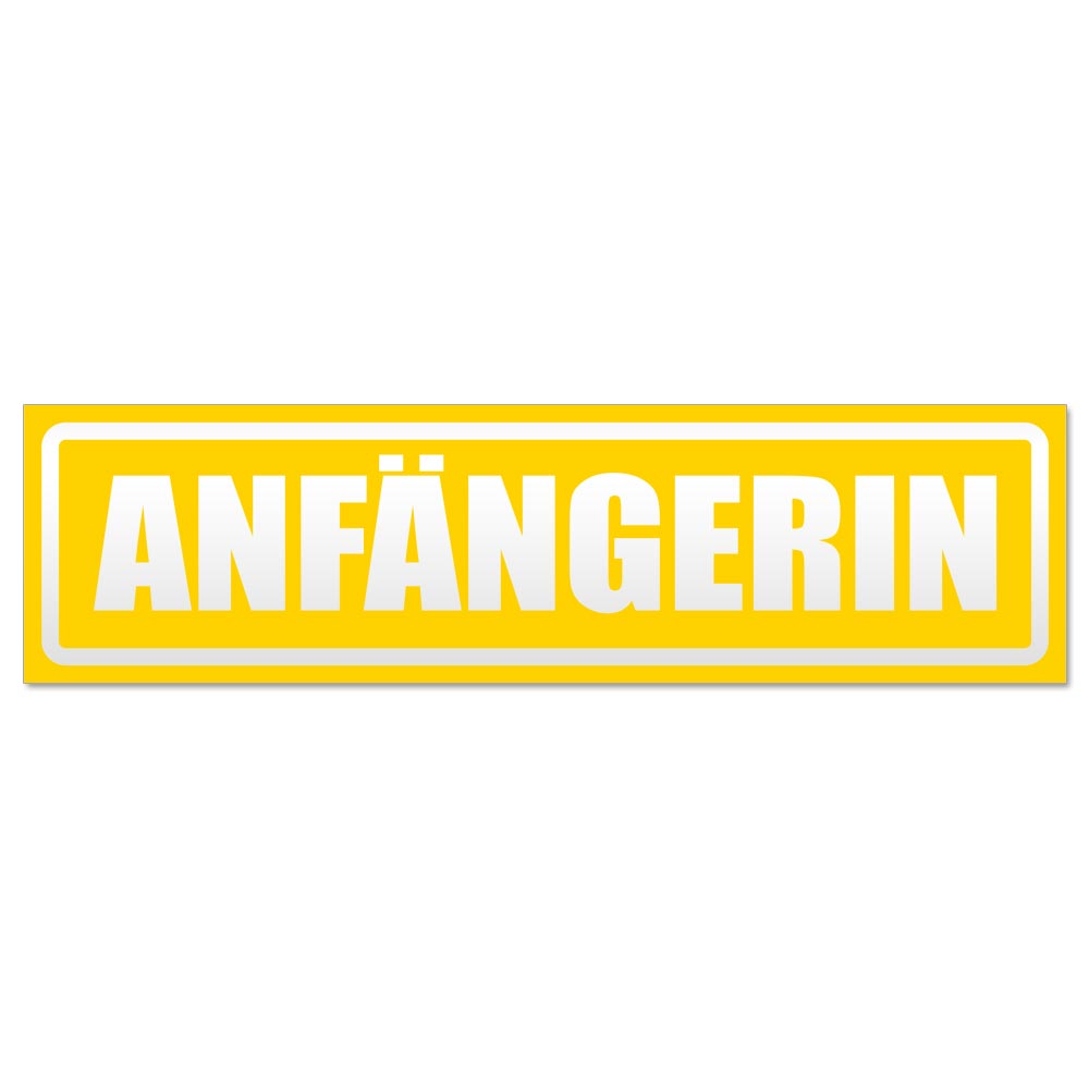 Anfängerin invertiert Magnetschild Schild magnetisch - Picture 5 of 25