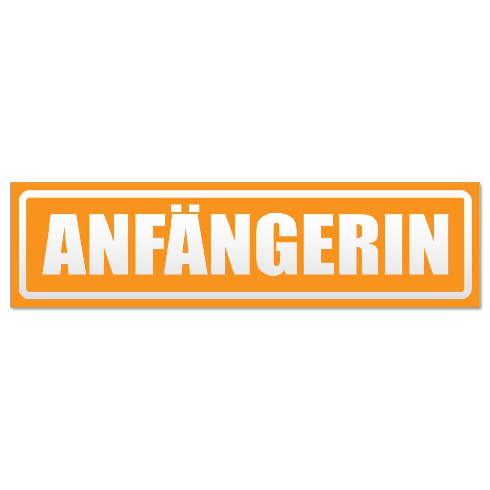 Anfängerin invertiert Magnetschild Schild magnetisch - Picture 14 of 25