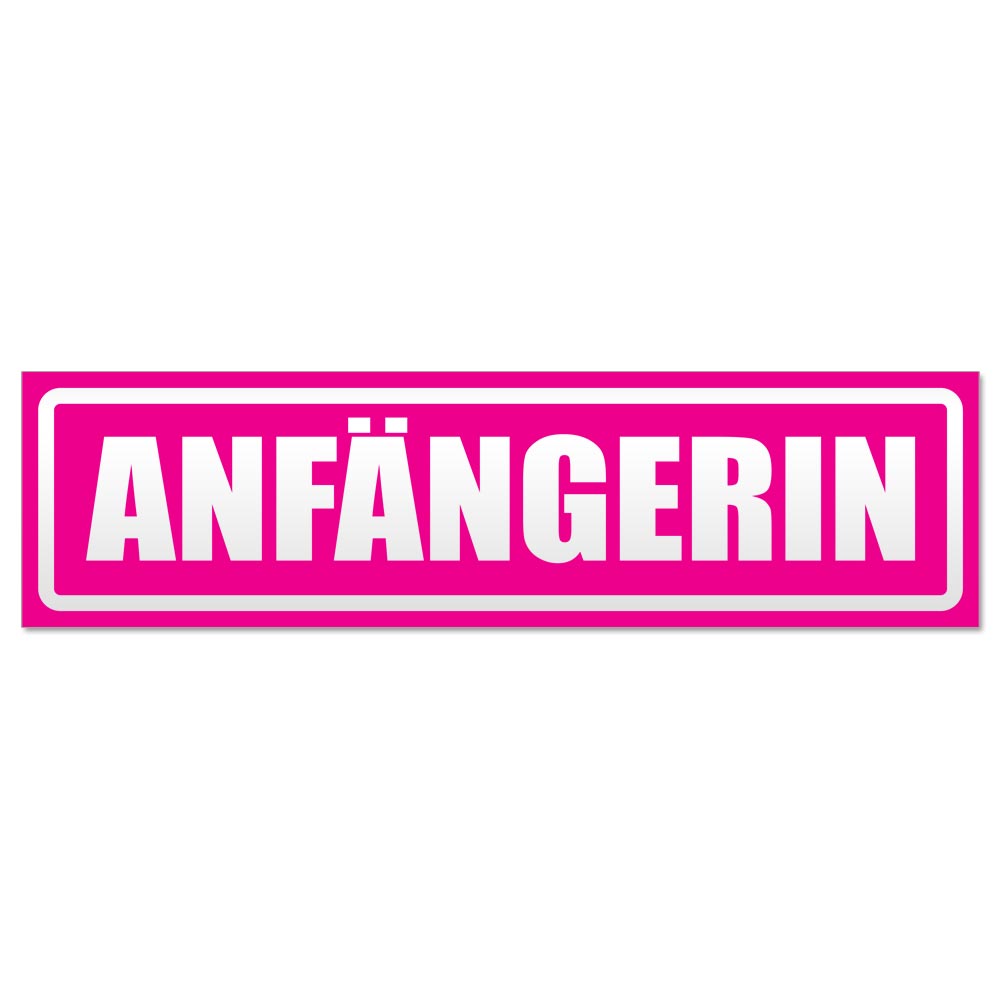 Anfängerin invertiert Magnetschild Schild magnetisch - Picture 13 of 25