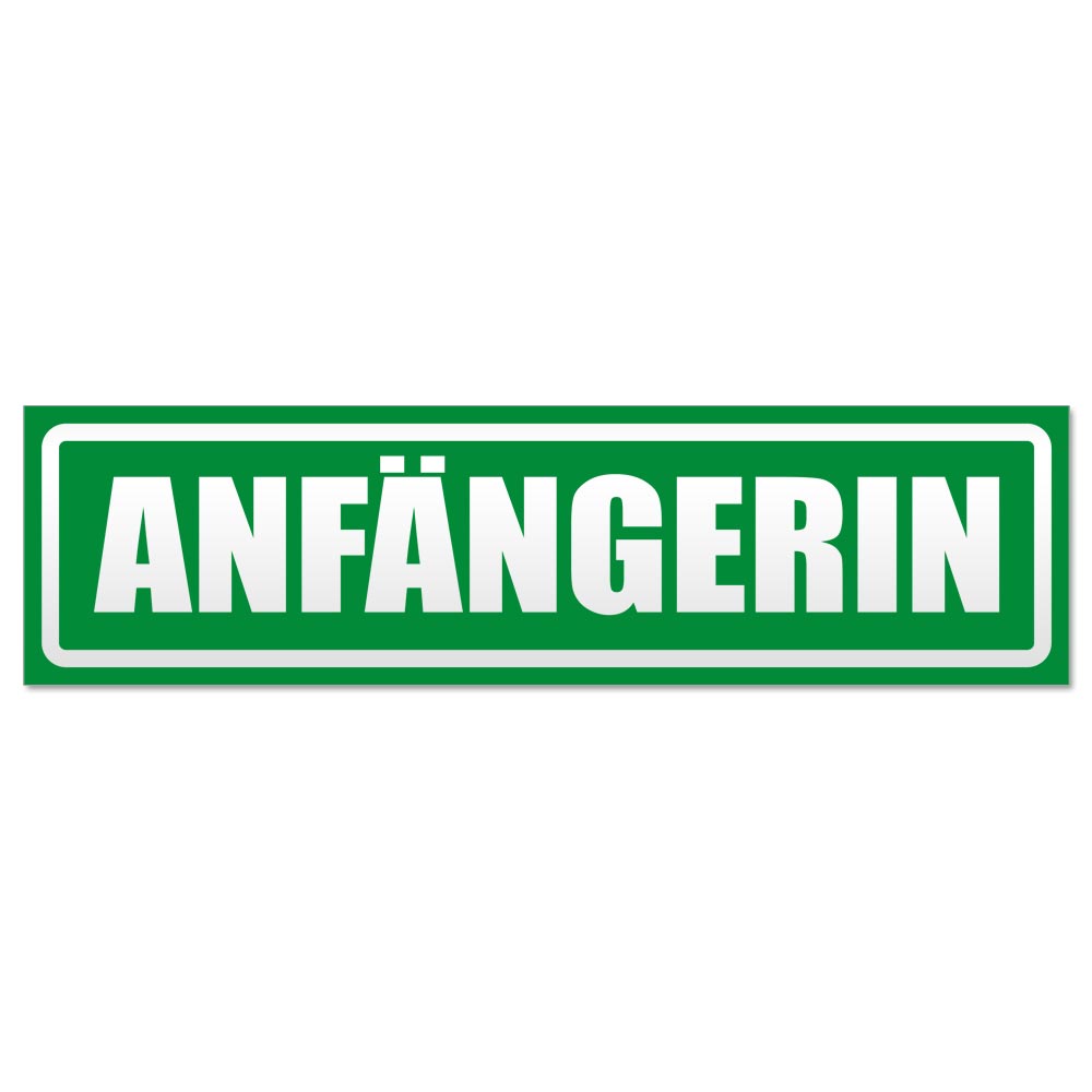 Anfängerin invertiert Magnetschild Schild magnetisch - Picture 15 of 25