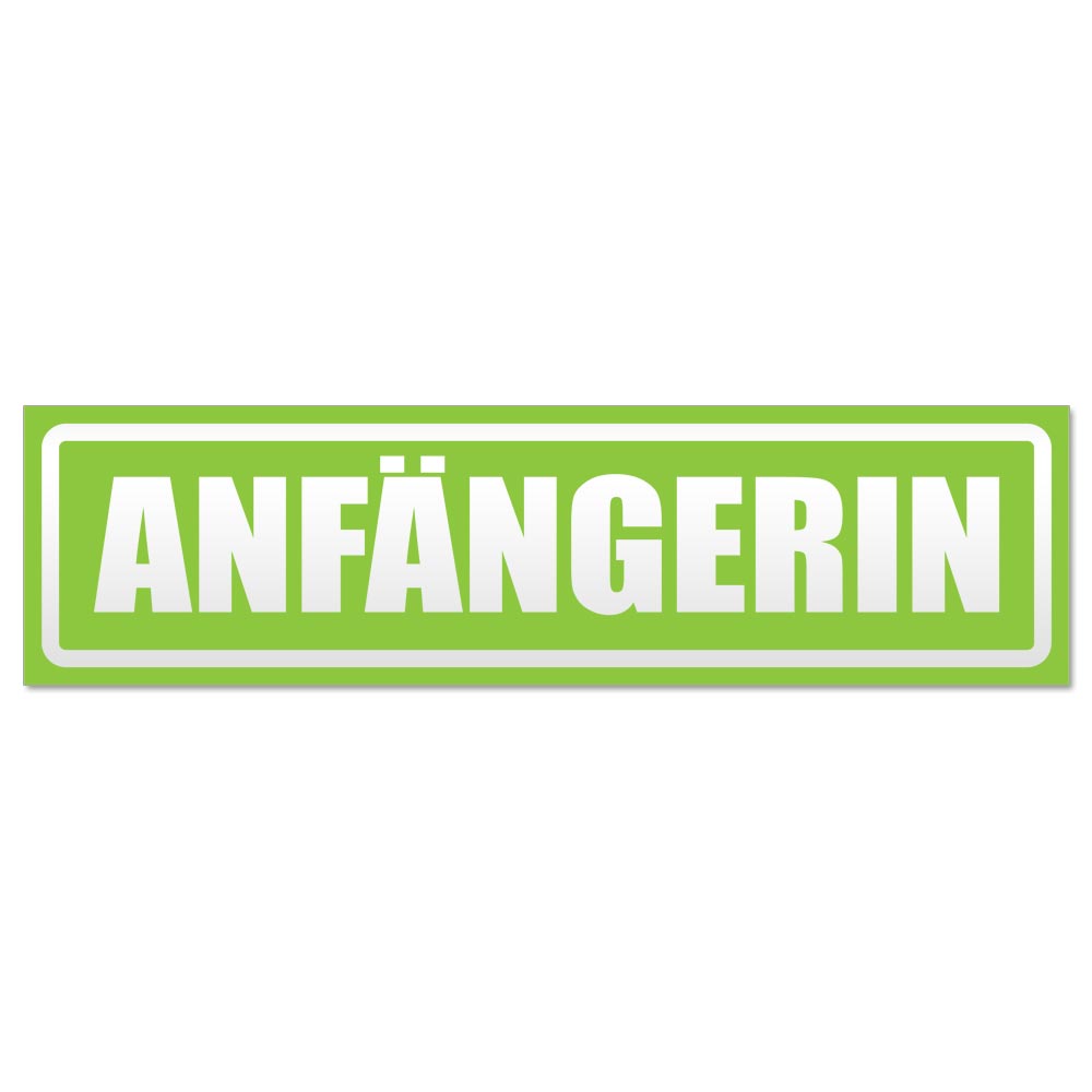 Anfängerin invertiert Magnetschild Schild magnetisch - Picture 8 of 25