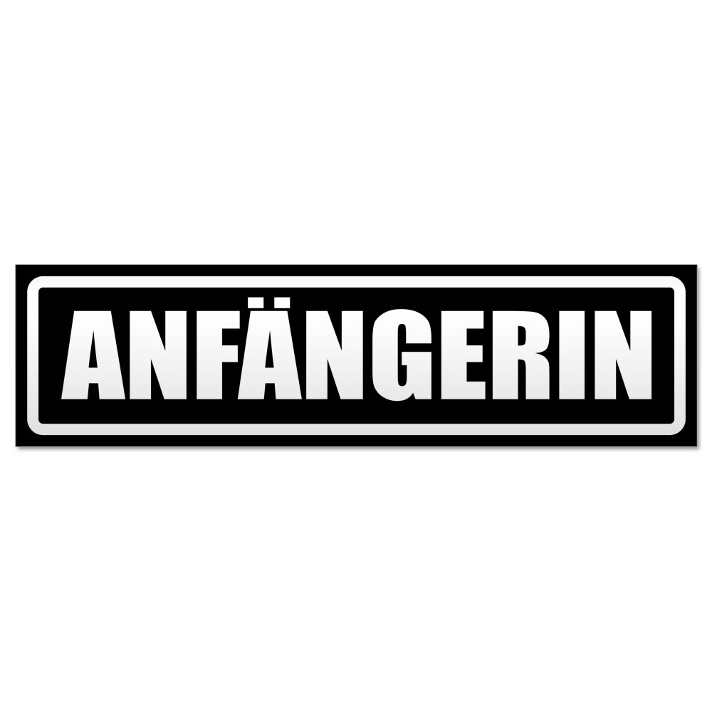 Anfängerin invertiert Magnetschild Schild magnetisch - Picture 9 of 25