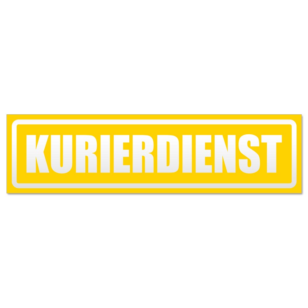 Kurierdienst invertiert Magnetschild Schild magnetisch - Picture 5 of 25