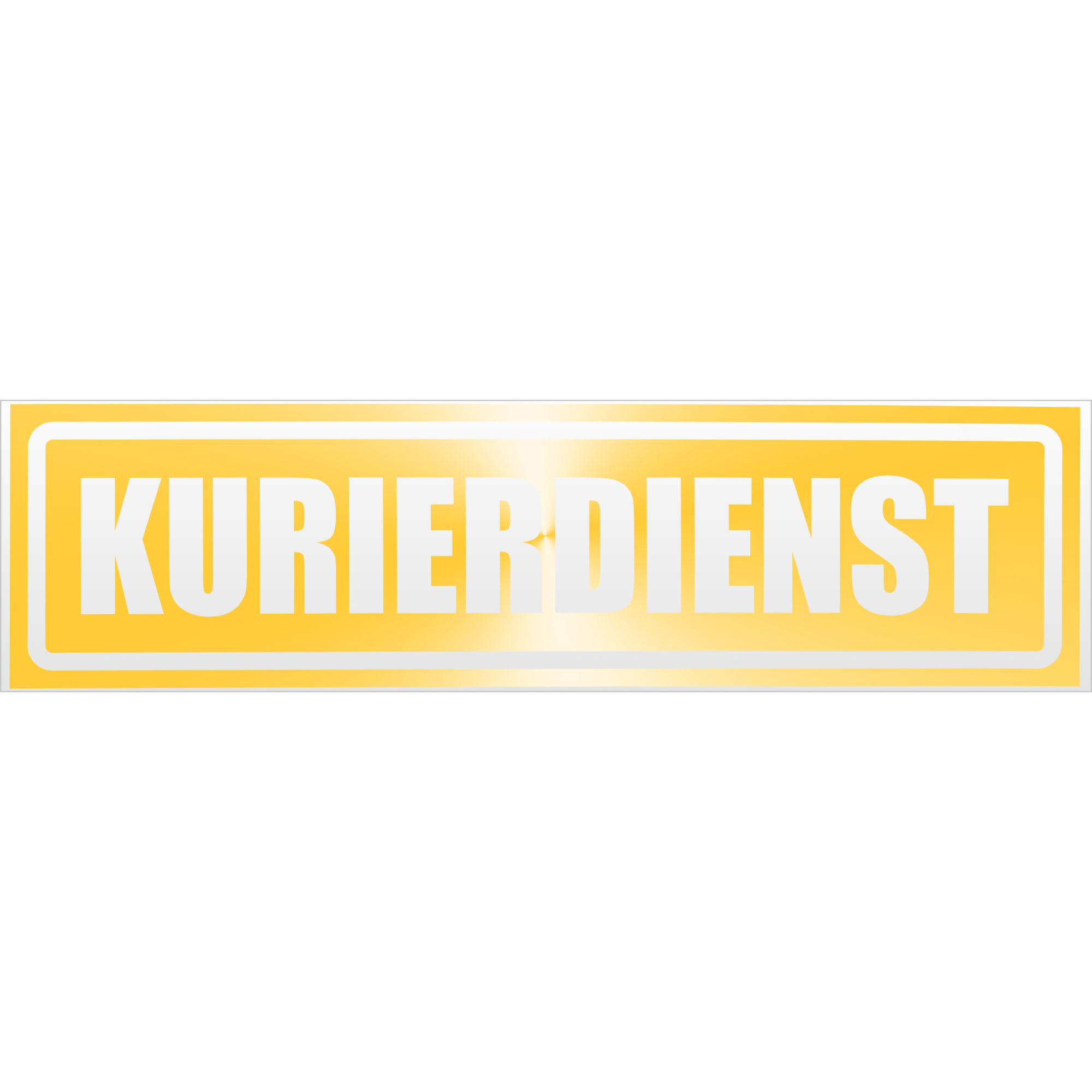 Kurierdienst invertiert Magnetschild Schild magnetisch - Picture 21 of 25