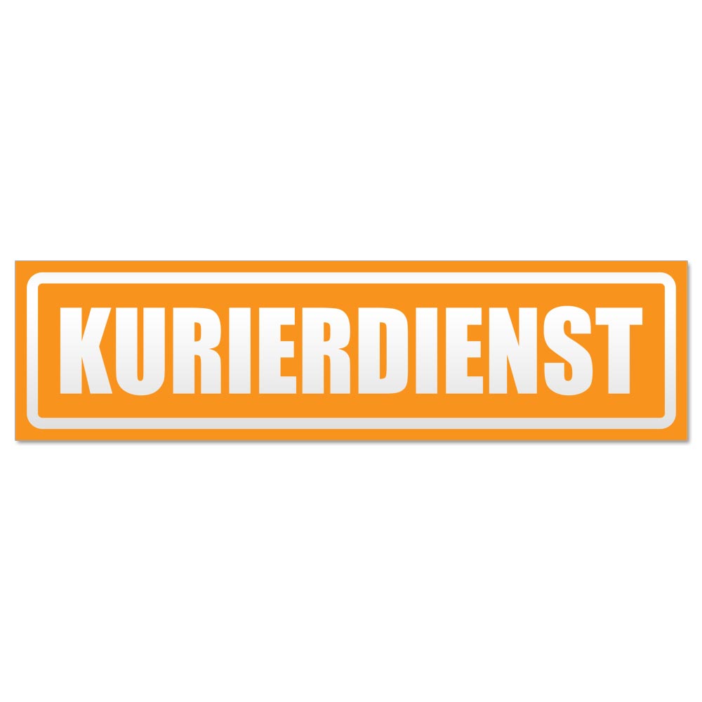 Kurierdienst invertiert Magnetschild Schild magnetisch - Picture 14 of 25