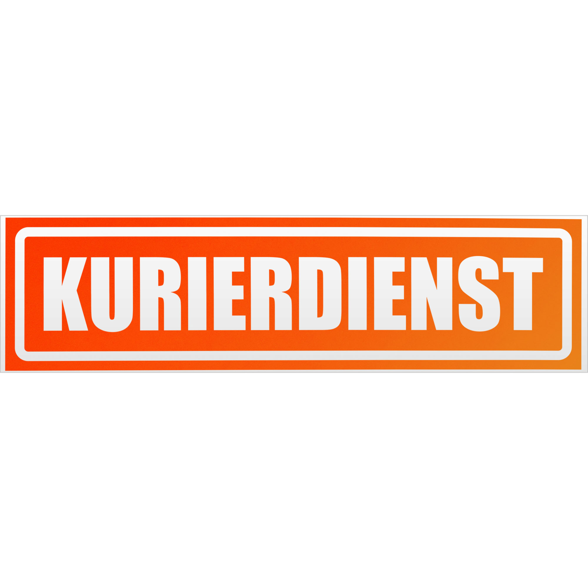 Kurierdienst invertiert Magnetschild Schild magnetisch - Picture 17 of 25