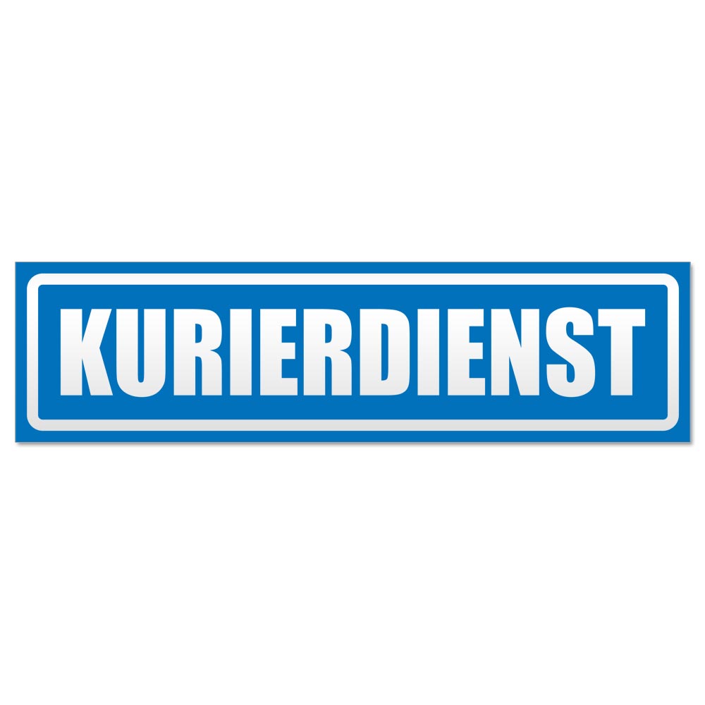 Kurierdienst invertiert Magnetschild Schild magnetisch - Picture 6 of 25