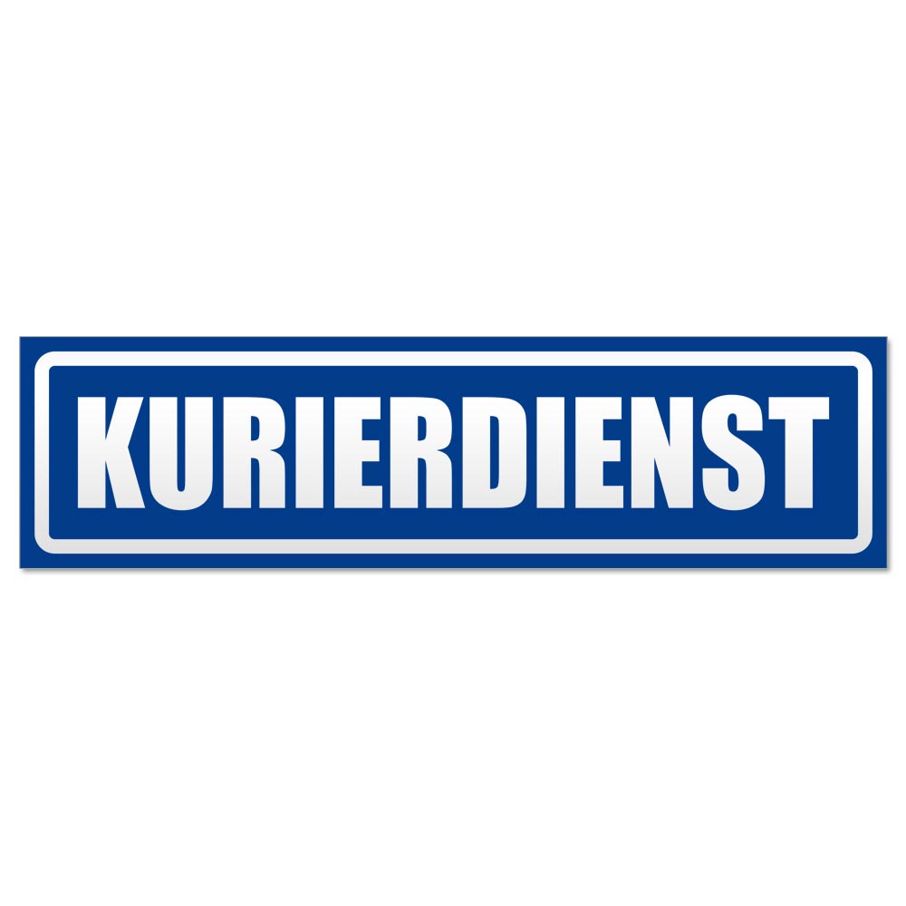 Kurierdienst invertiert Magnetschild Schild magnetisch - Picture 10 of 25