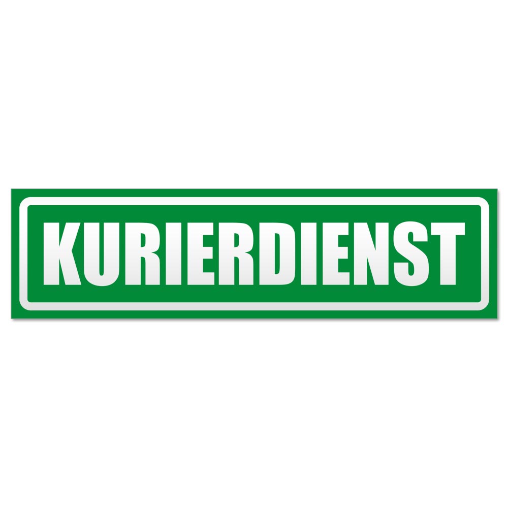 Kurierdienst invertiert Magnetschild Schild magnetisch - Picture 15 of 25