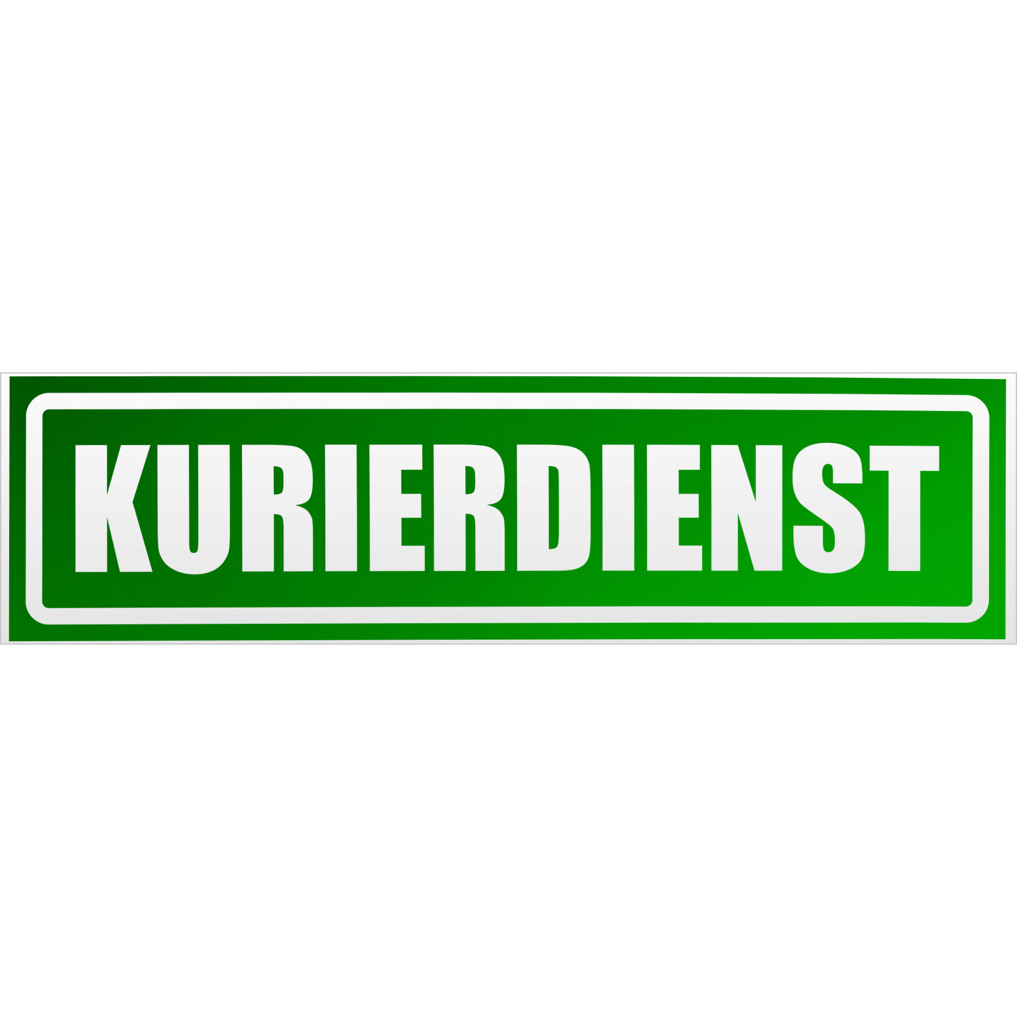 Kurierdienst invertiert Magnetschild Schild magnetisch - Picture 23 of 25