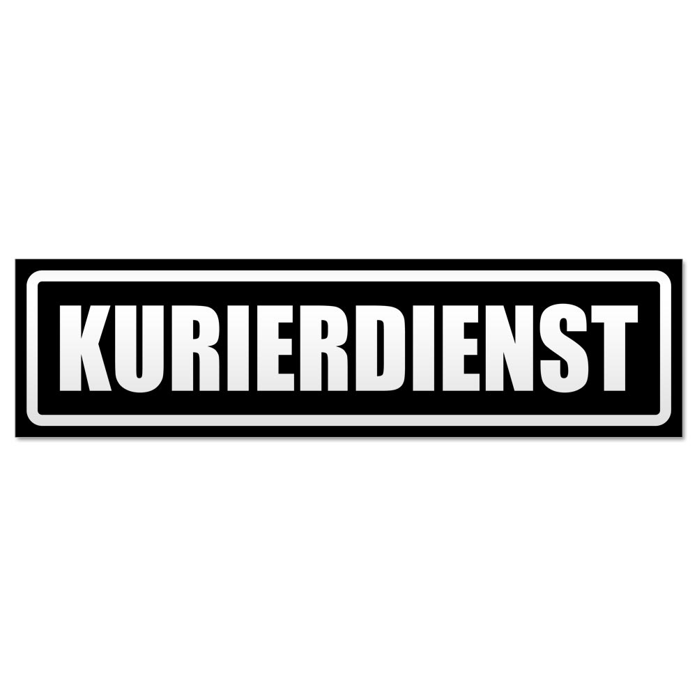 Kurierdienst invertiert Magnetschild Schild magnetisch - Picture 9 of 25